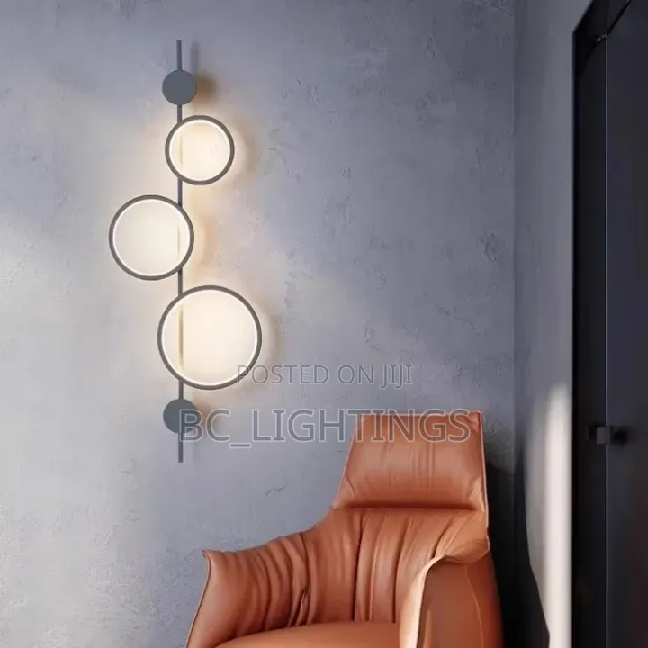 Nordic Creative Led Wall Lamp Modern Living Room Bedroom Wall Sconce