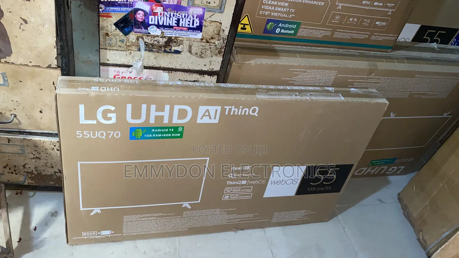 Lg 50” Uhd Tv With Multiple Connectivity Options