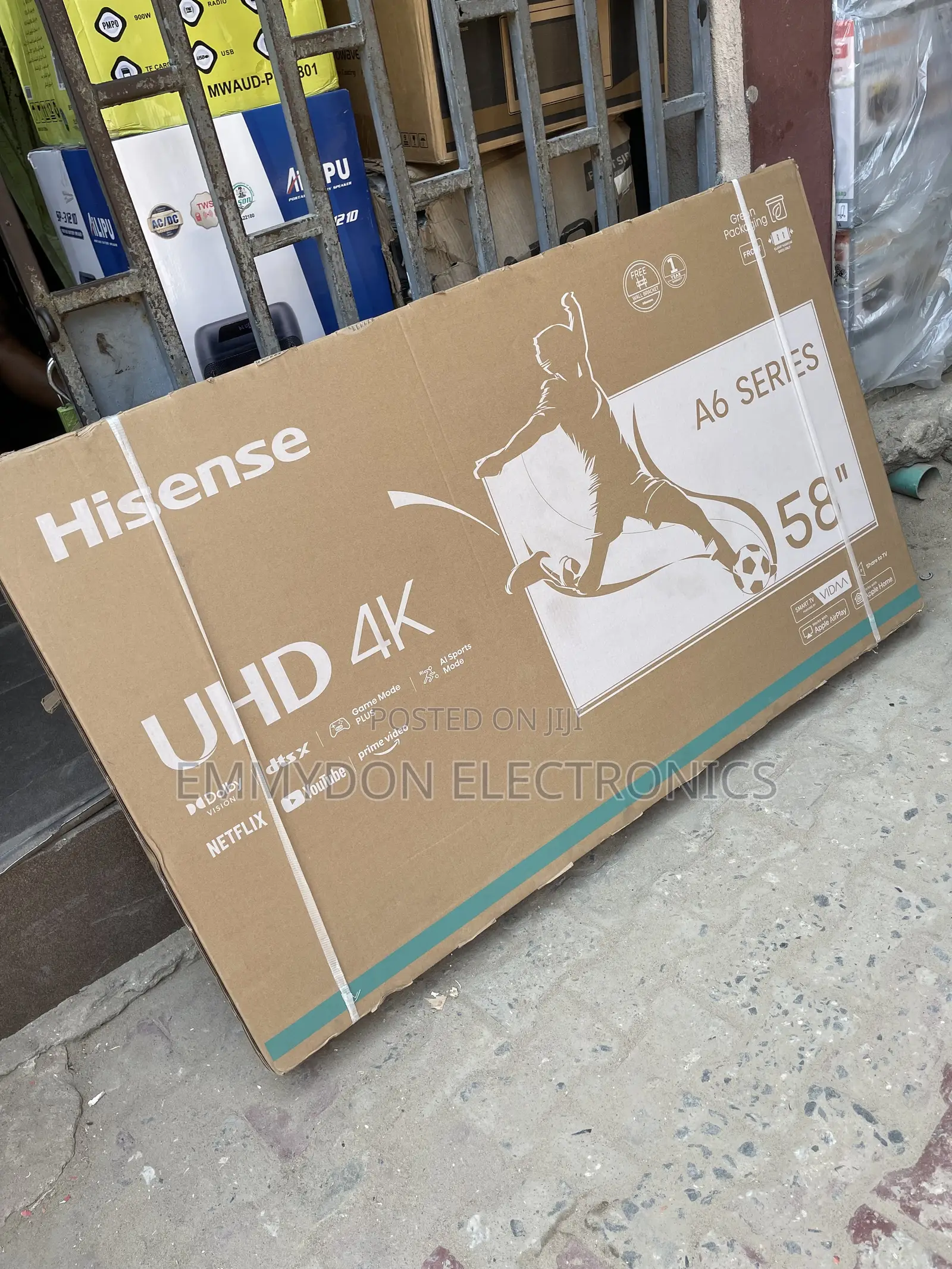 Hisense 58 Inch Smart Television Sharp and Vibrant Display