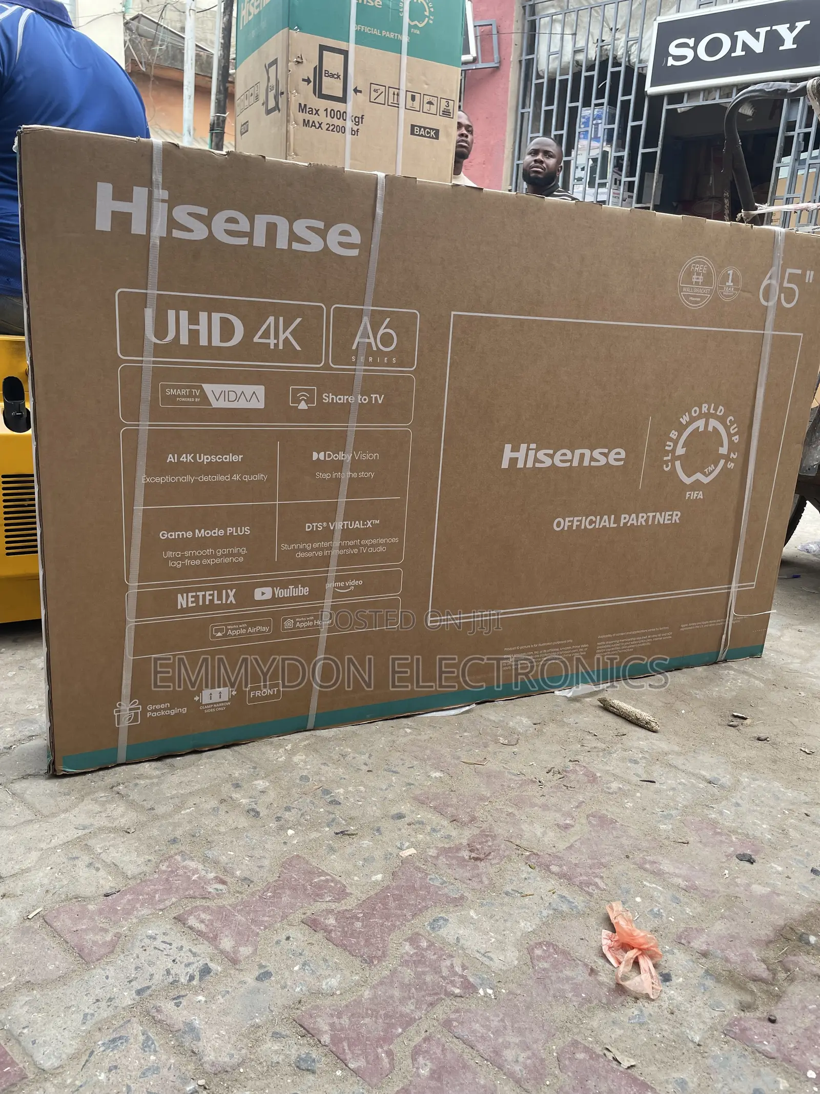 Hisense 65” A6 Series Smart Tv Crystal Clear Display