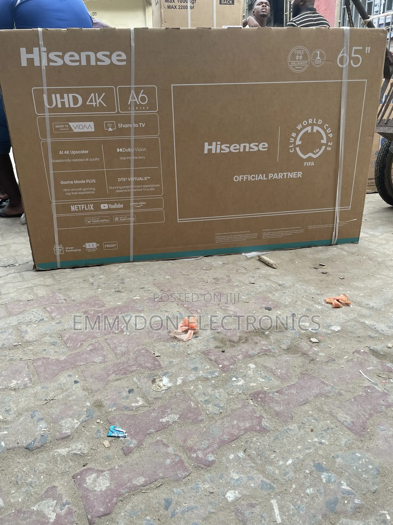 Hisense 65” A6 Series Smart Tv Crystal Clear Display