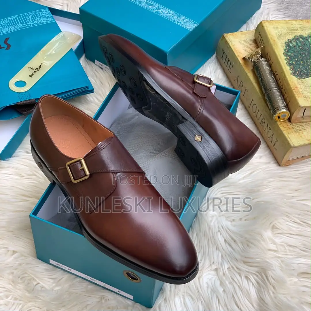 Original Steve Riots Monks Leather Shoes in 2 Colors