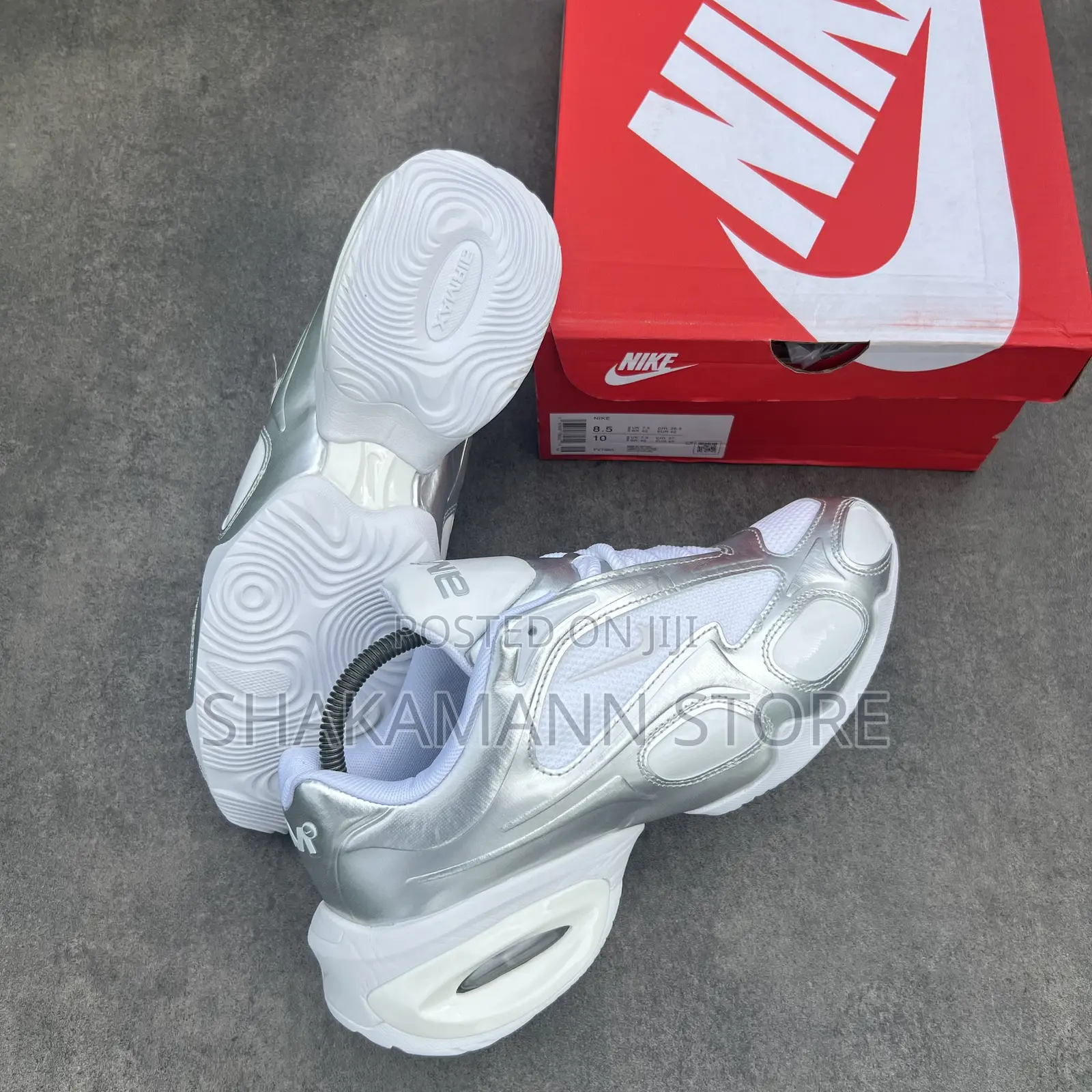 Original Air Max Muse White and Silver