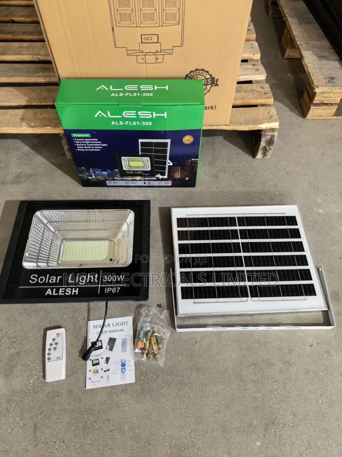 300w Solar Flood Light