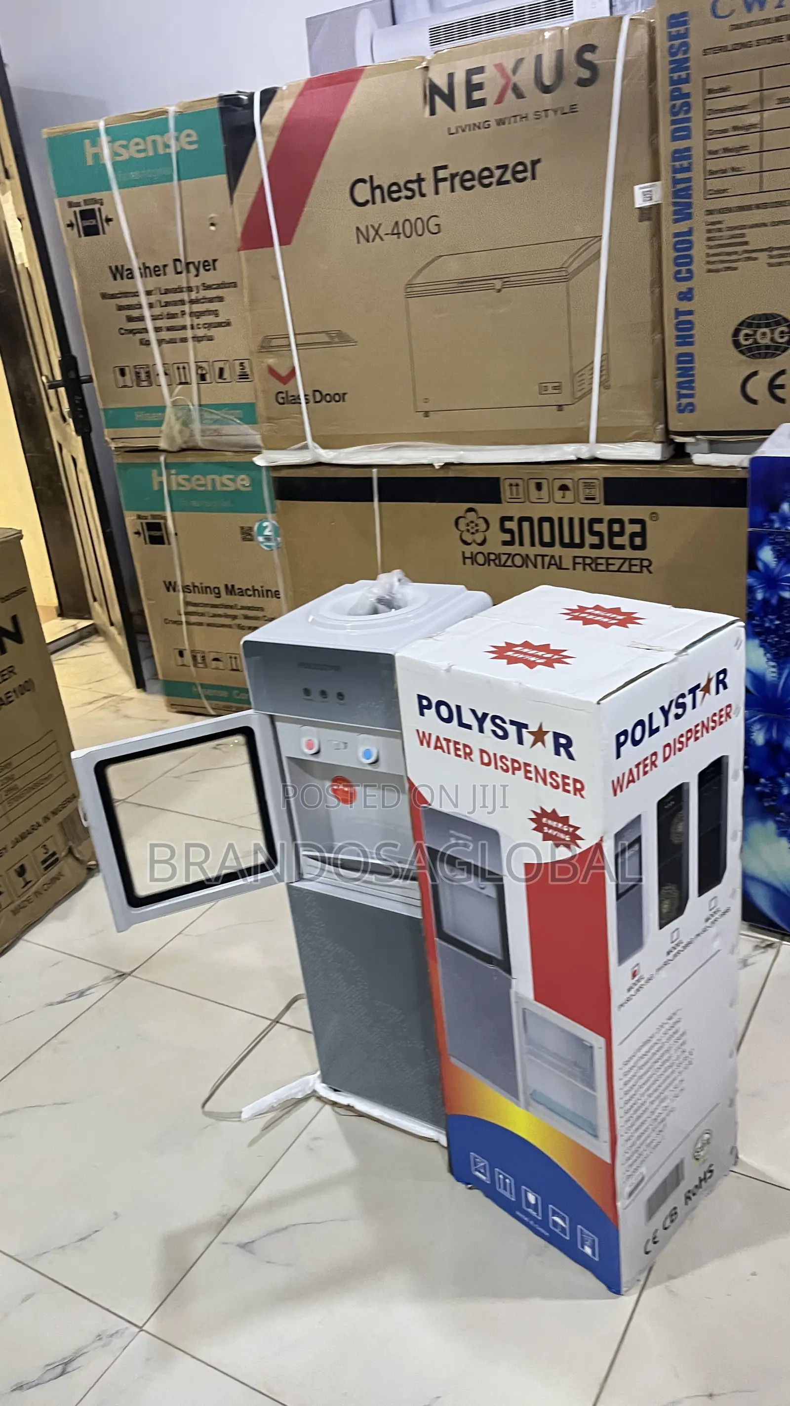 Polystar Water Dispenser[Pv-R2-JXR-18g]Durable Home and Office Unit