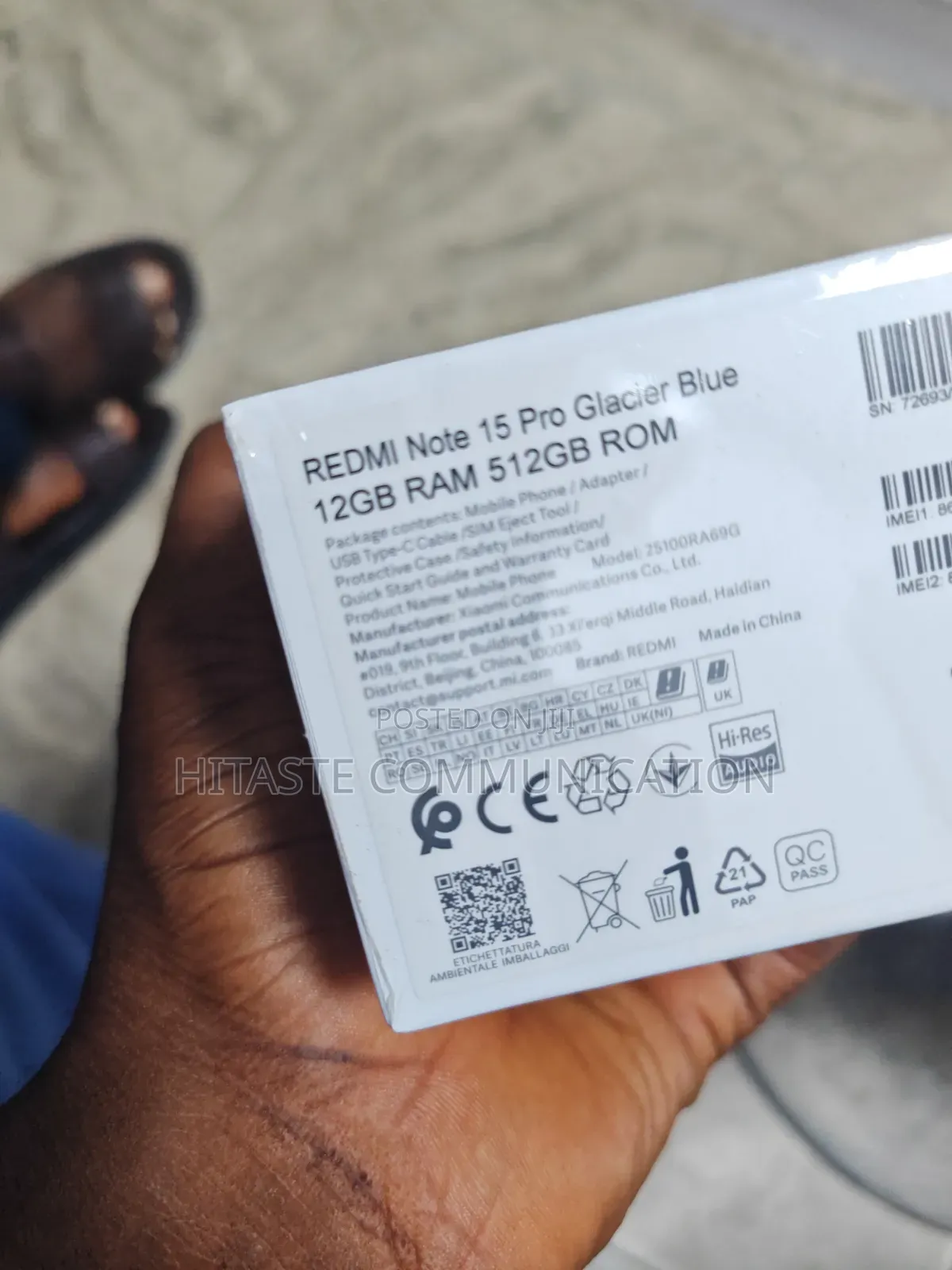 New Xiaomi Redmi Note 15 Pro 512 GB Blue