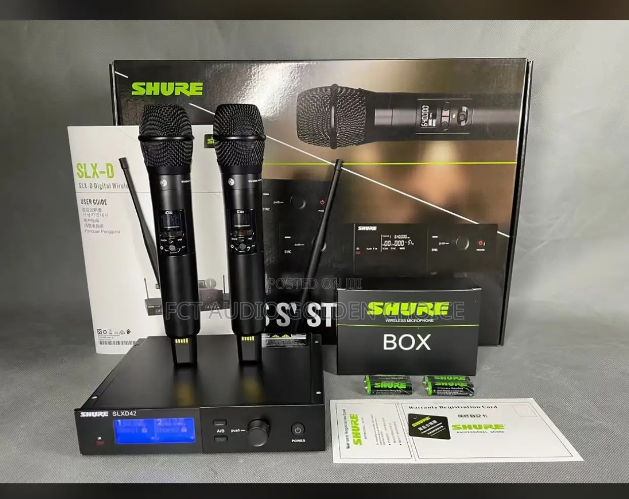  Shure SLX-D Wireless Microphone System
