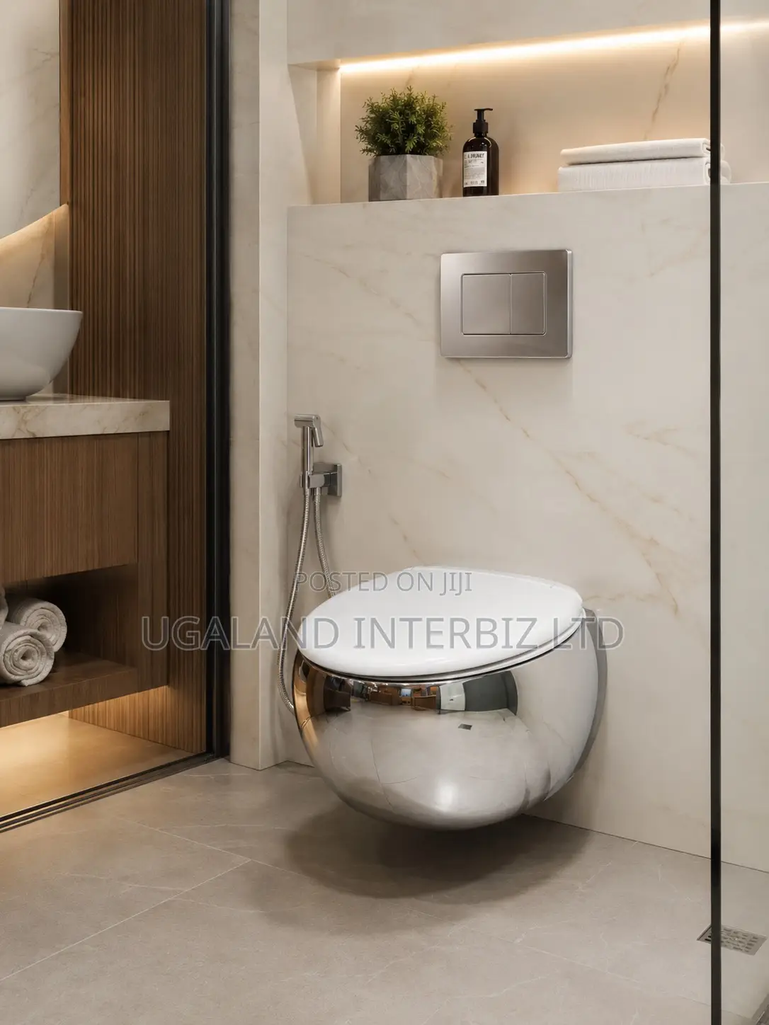 Royal Chrome Concealed Wc