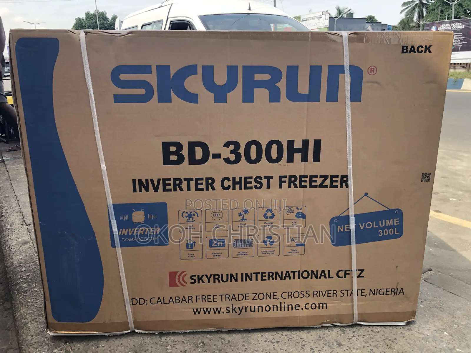 Skyrun 300 Liters Inverter Freezer