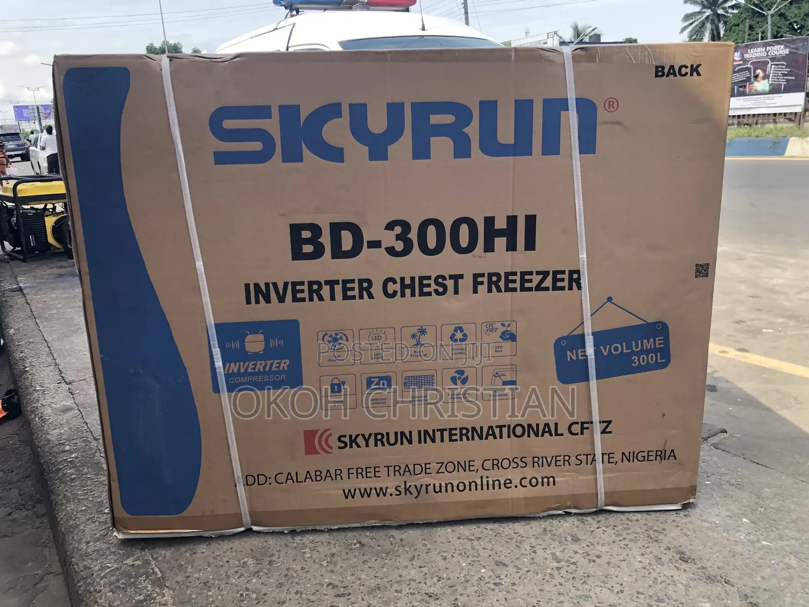 Skyrun 300 Liters Inverter Freezer