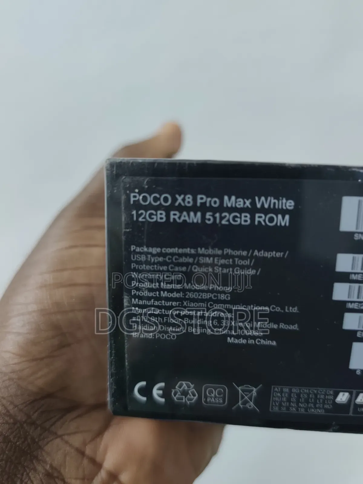 New Xiaomi Poco X8 Pro Max 512 GB White
