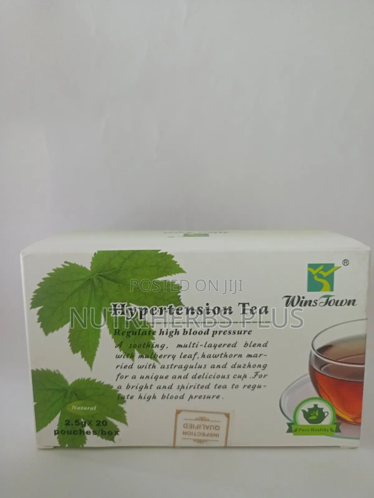 Wins Town Hypertension Tea: Support Cardiovascular Wellness.