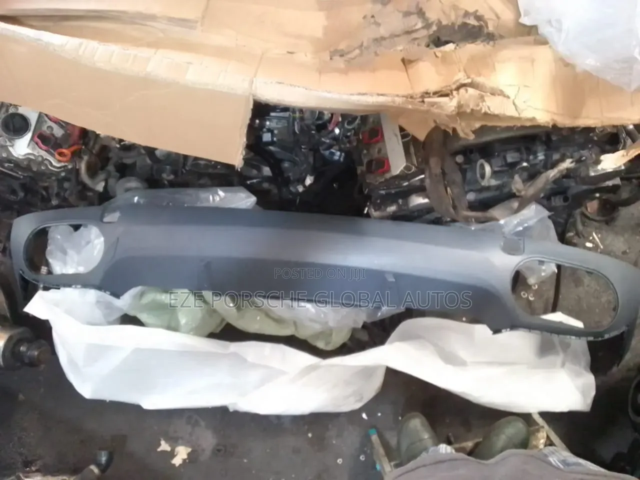 Rubber Back Bumper Porsche Cayenne 2007-2010