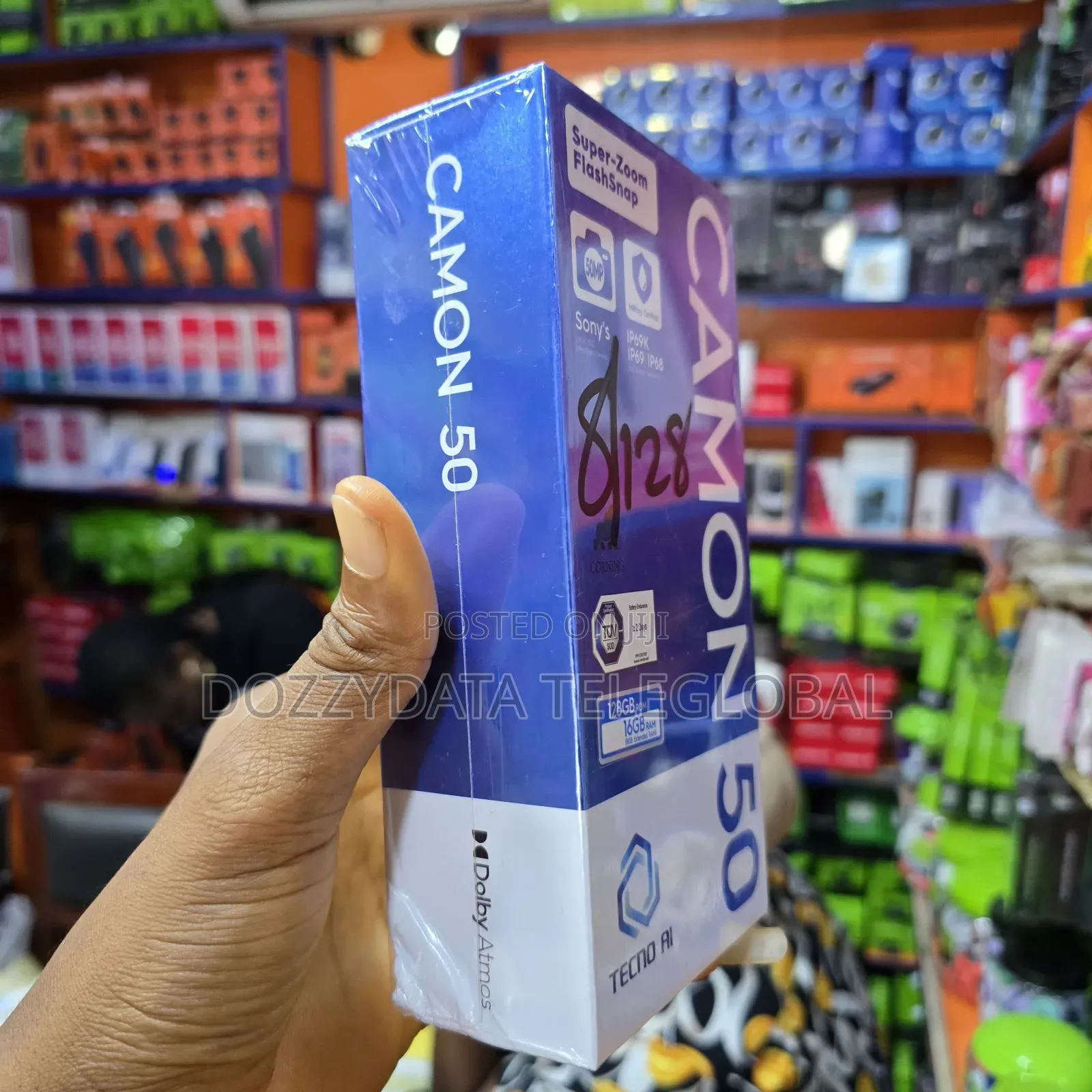 New Tecno Camon 50 256 GB Black