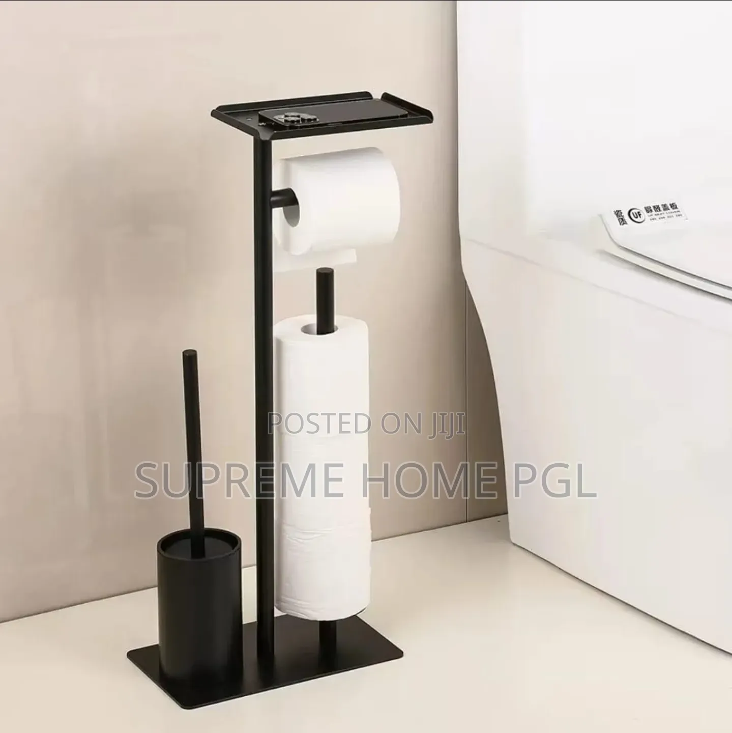 High Quality Tissue Paper Holder + Toilet Brush