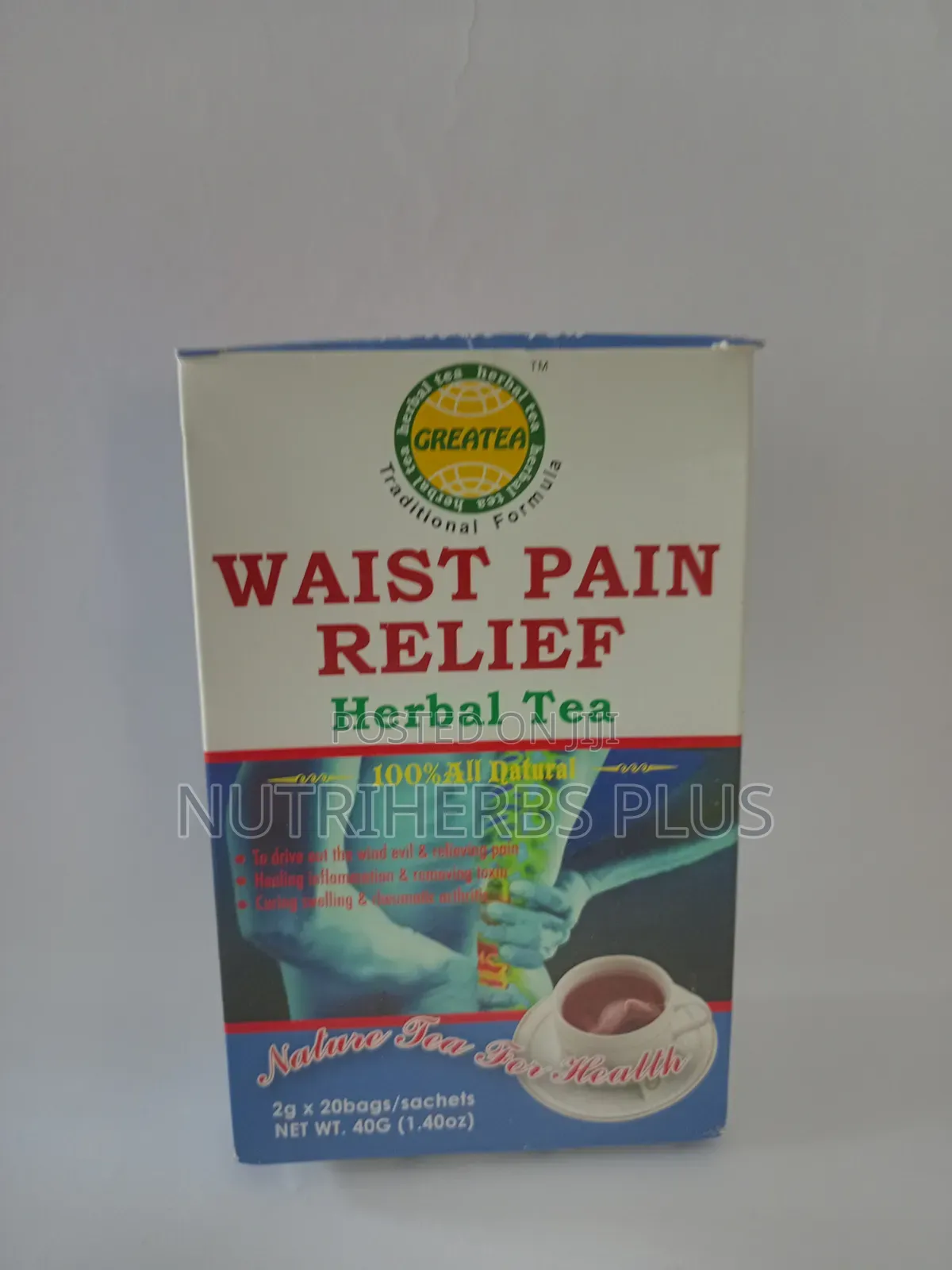 Greatea Waist Pain Relief Herbal Tea: Solution for Waist Pain