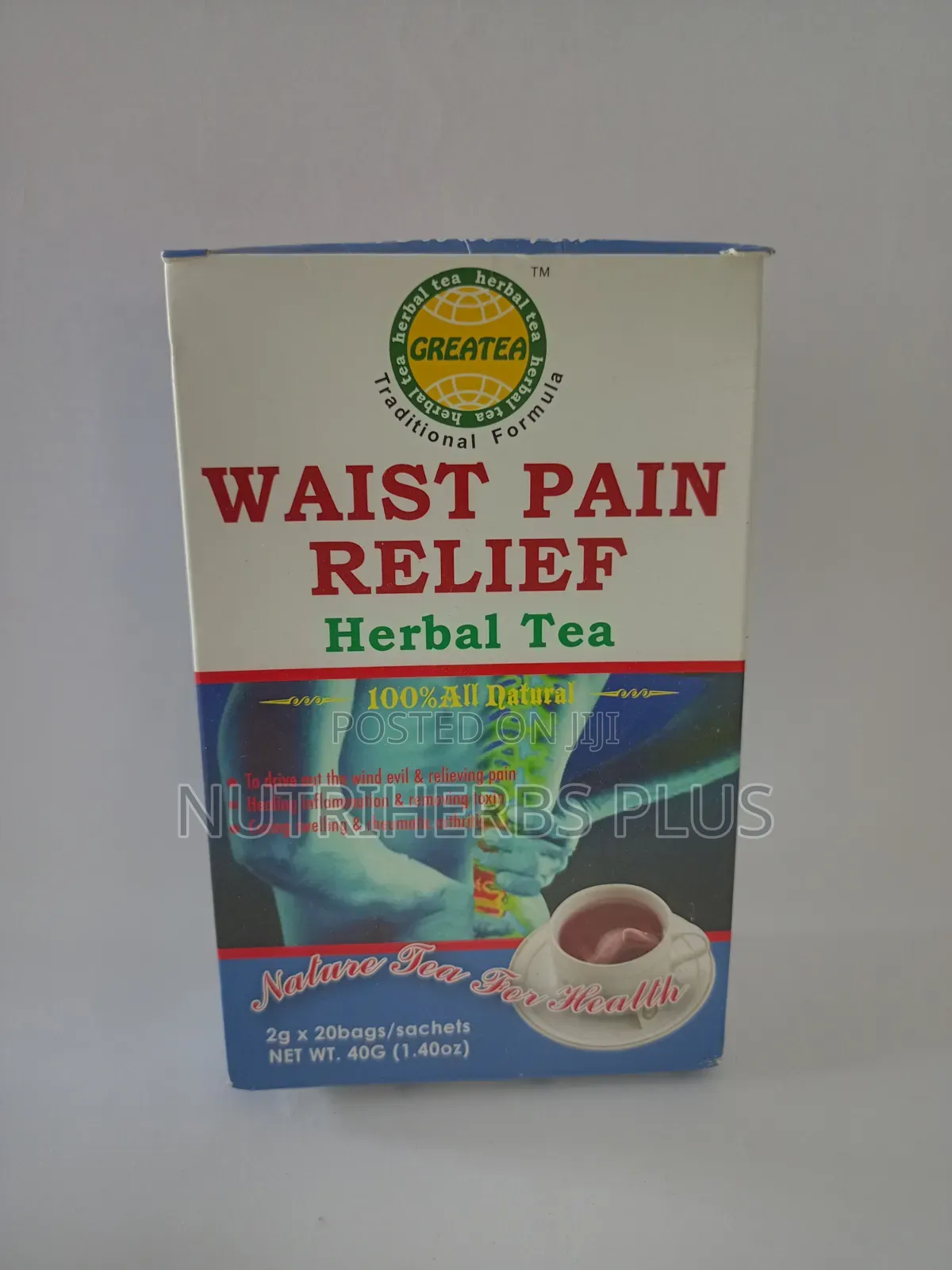 Greatea Waist Pain Relief Herbal Tea: Solution for Waist Pain