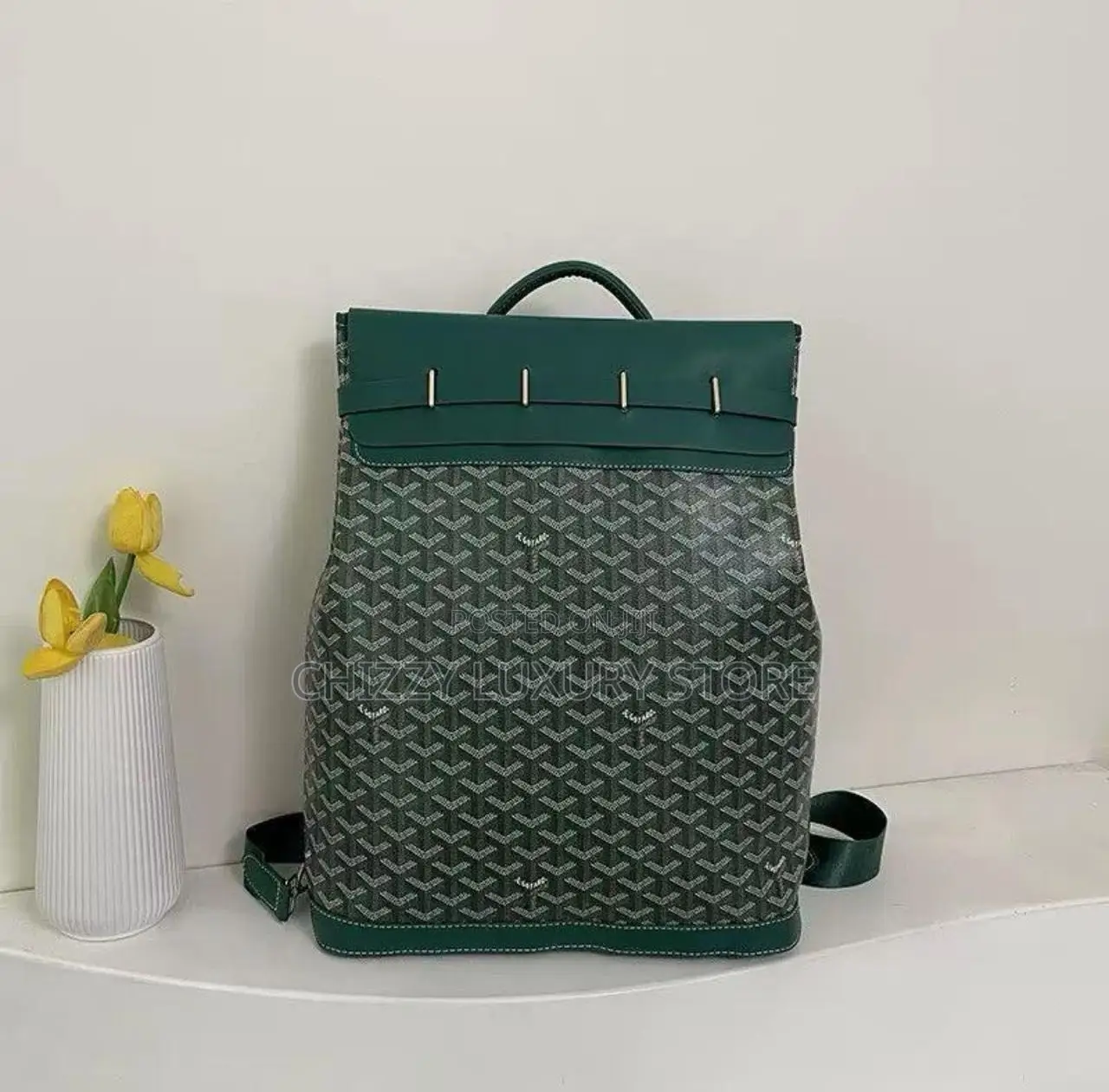 Goyard Quality Luxury Backpack