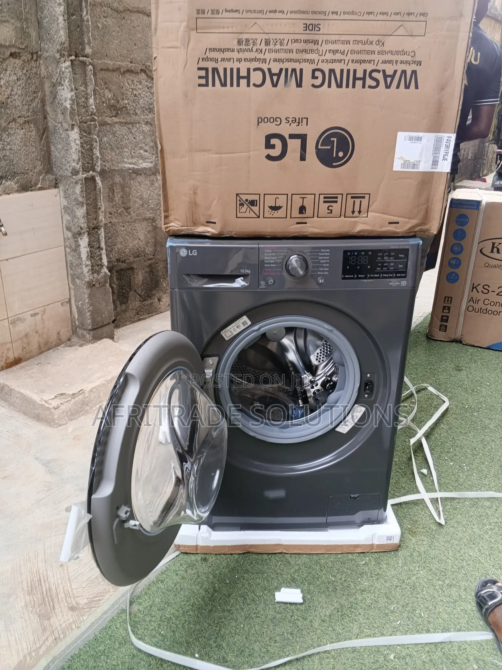 Lg 10.5kg Front Load Silent Washing Machine