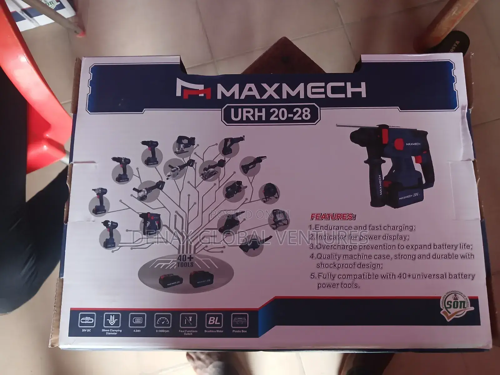 Maxmech Cordless Hammer Drill
