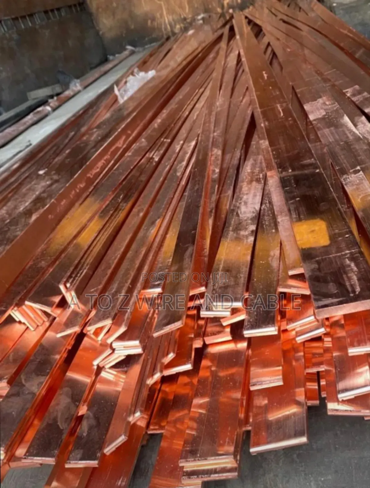 50mm X 5mm Copper Bar – 100% Pure Copper