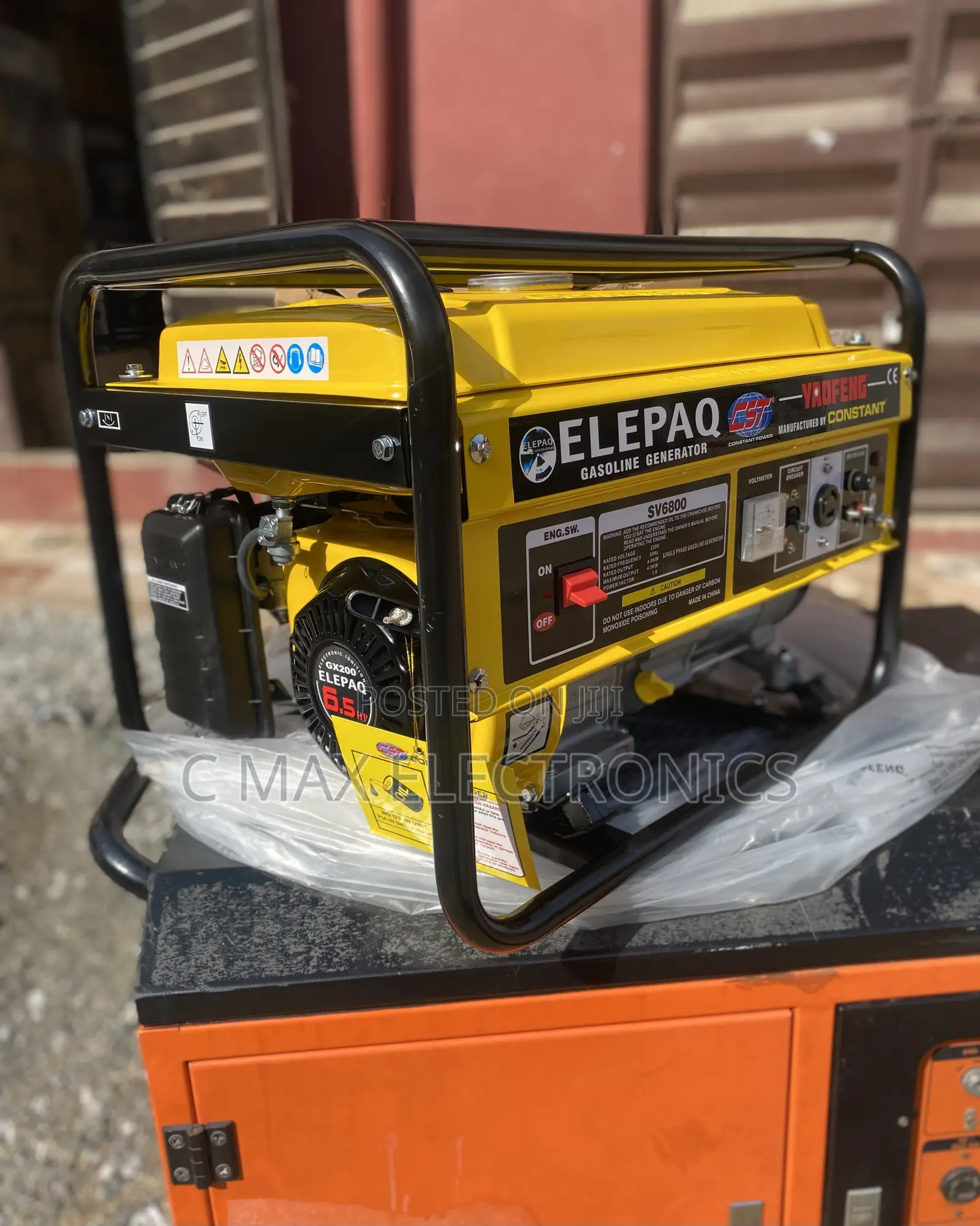 Elepaq Constant Sv6800 4.5kva Generator Copper