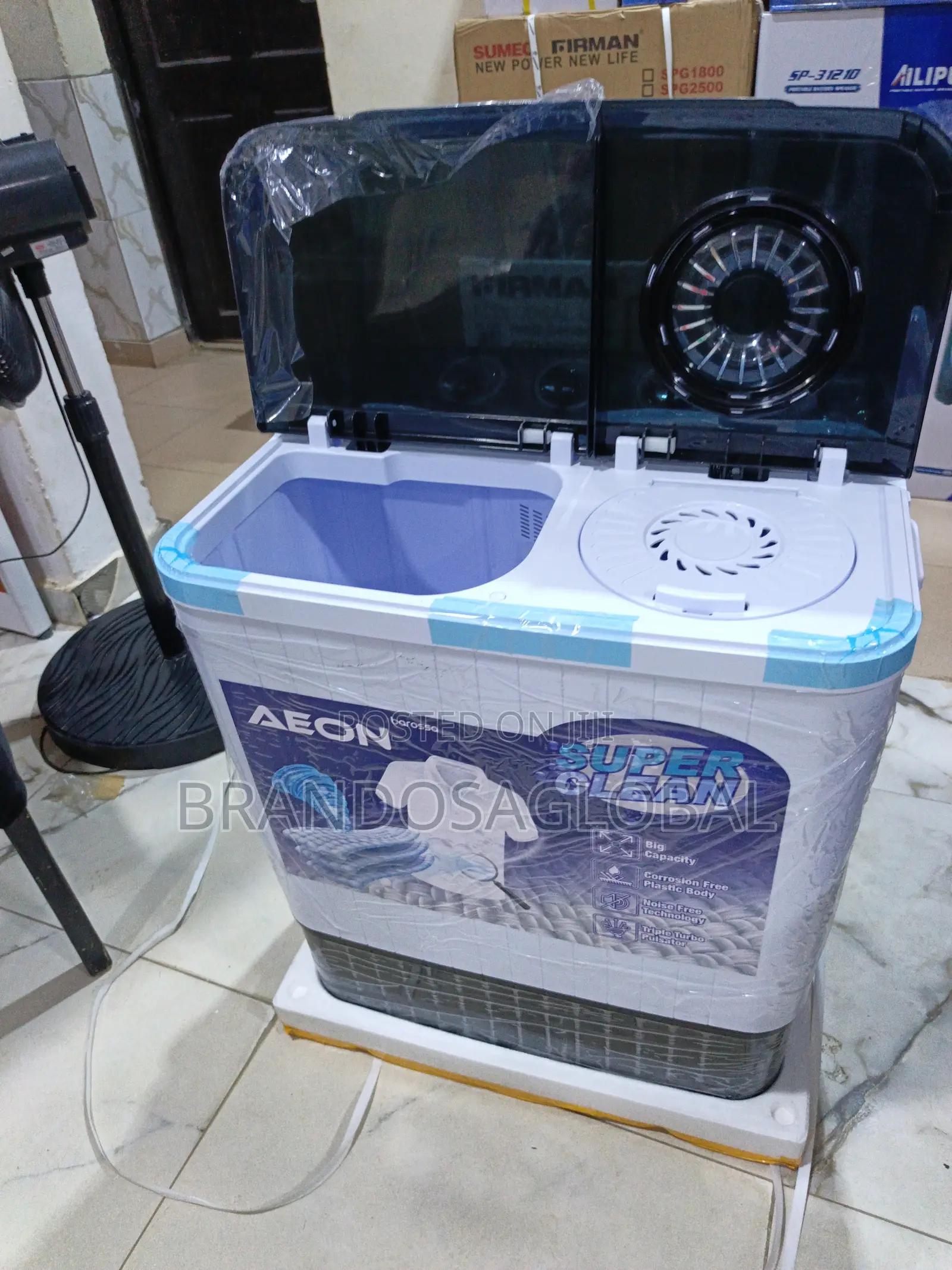 Aeon 5kg Twin Tub Washing Machine[Att05j]Compact Family Laundry Washer