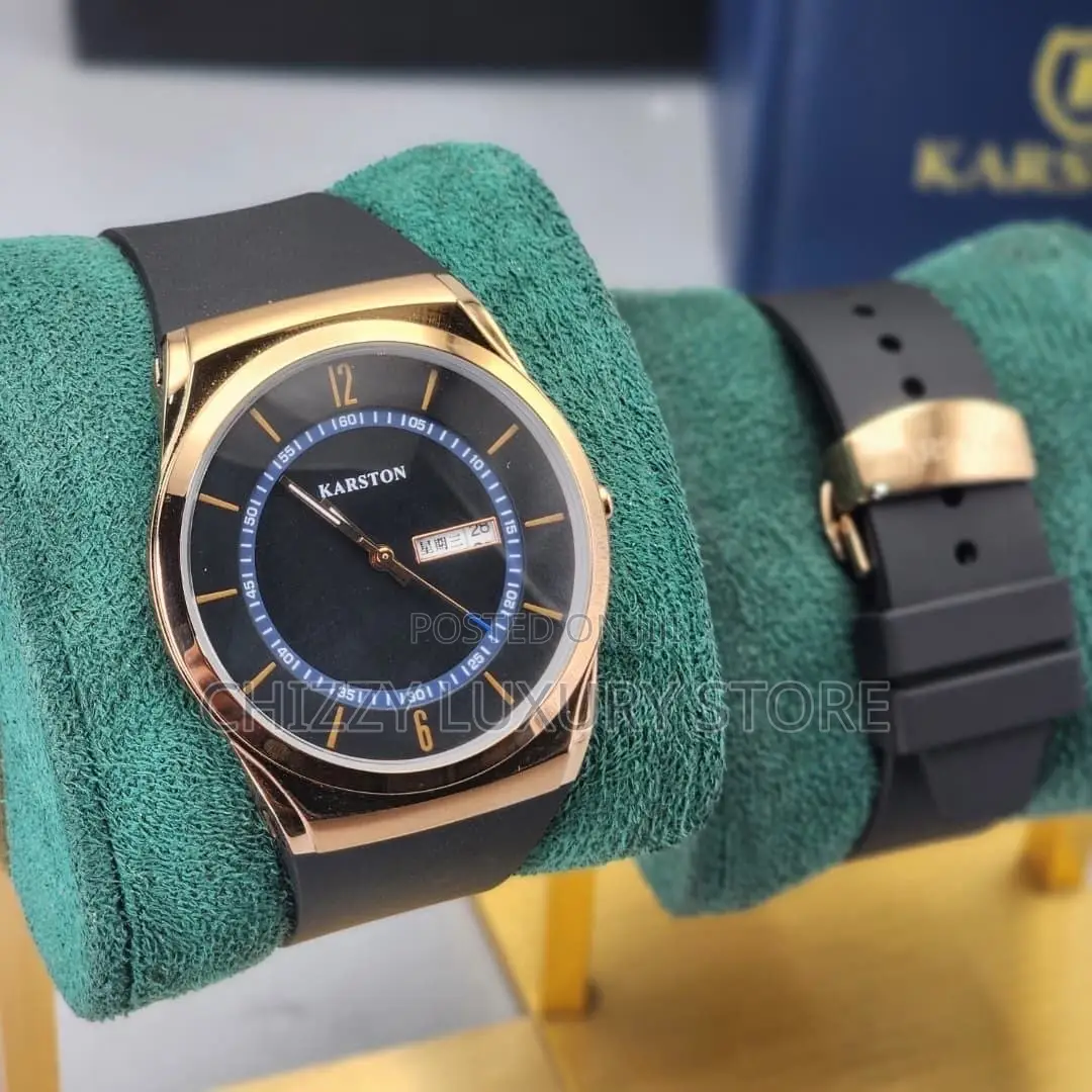 Karson Quality Luxury Men Rubber Wristwatch