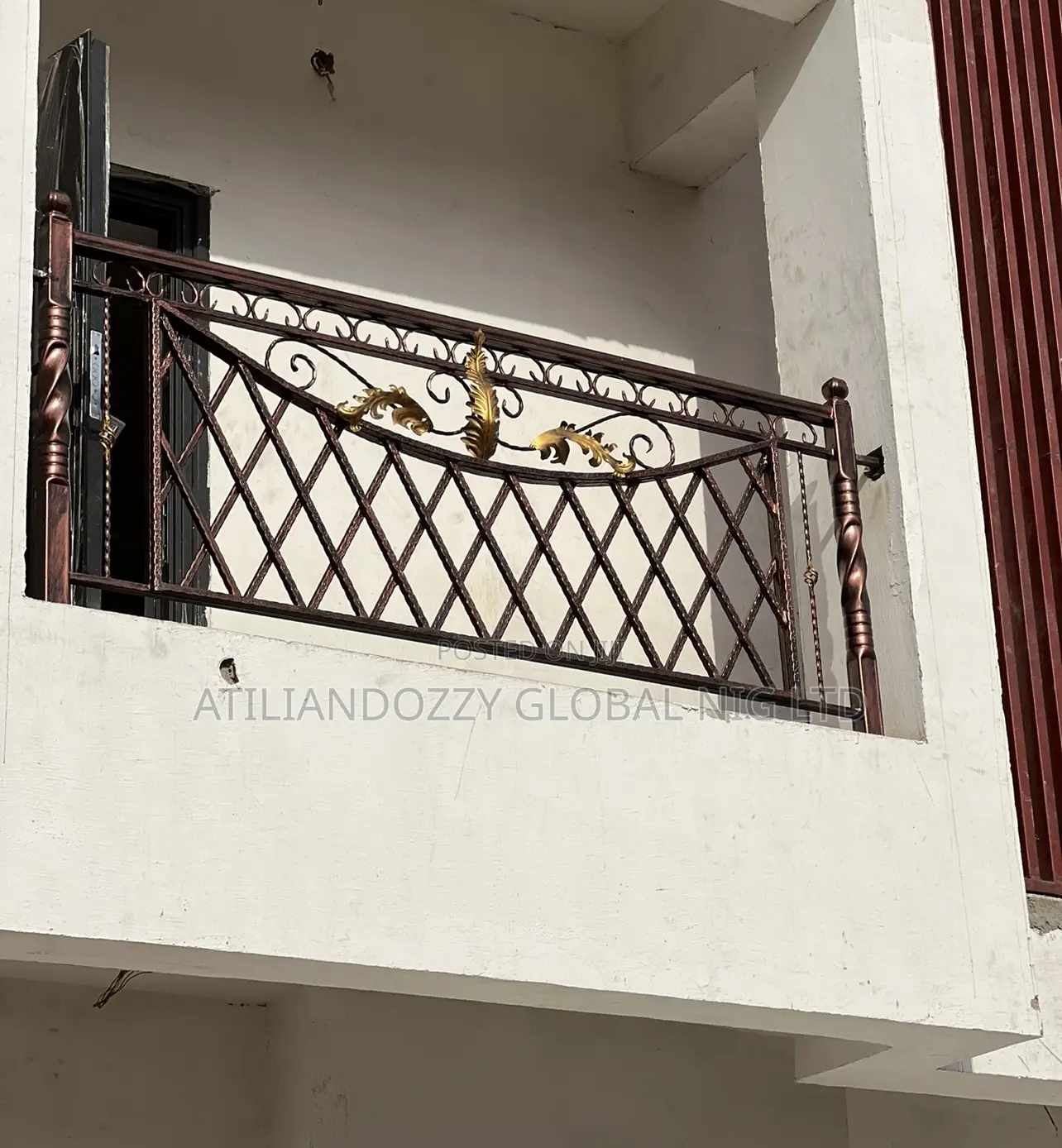 Well Detailed Wrought Iron Rails