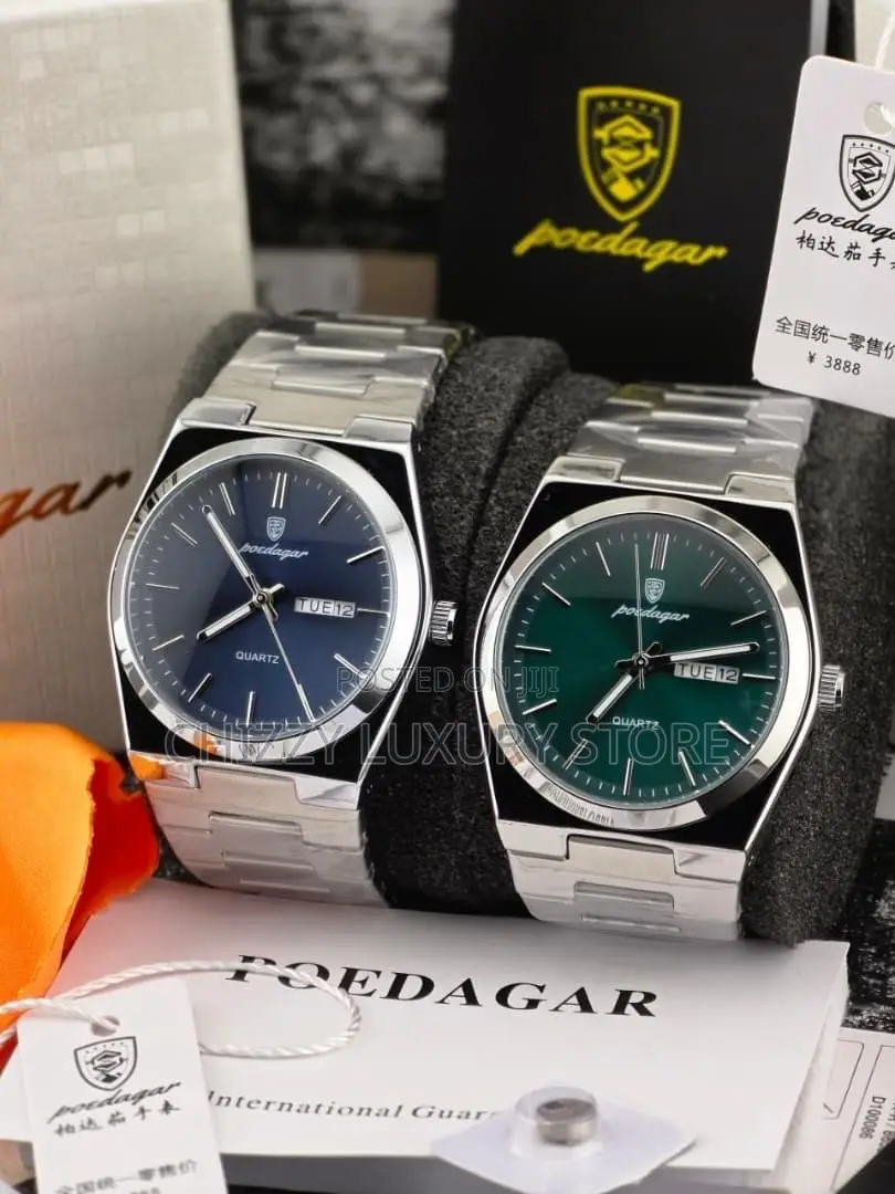 Poedagar Quality Men Chain Strap Wristwatch