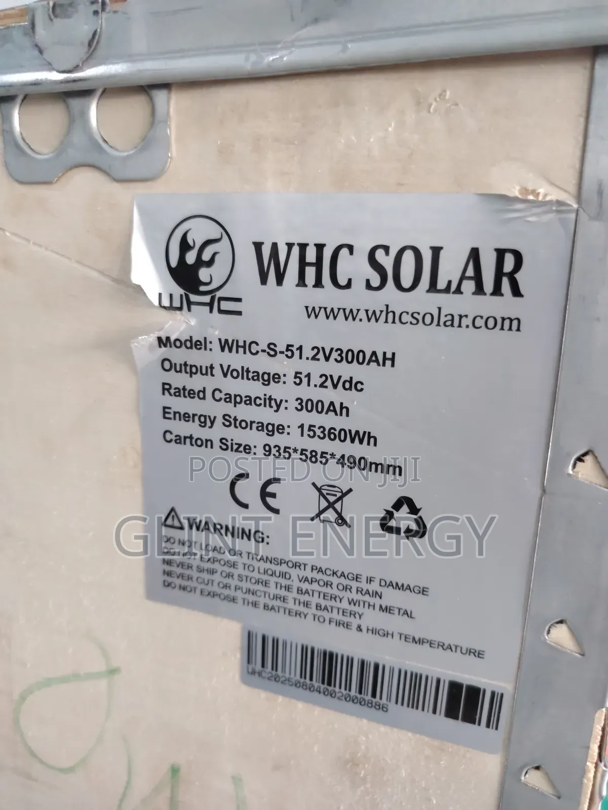 15kwh 51.2v WHC Lithium