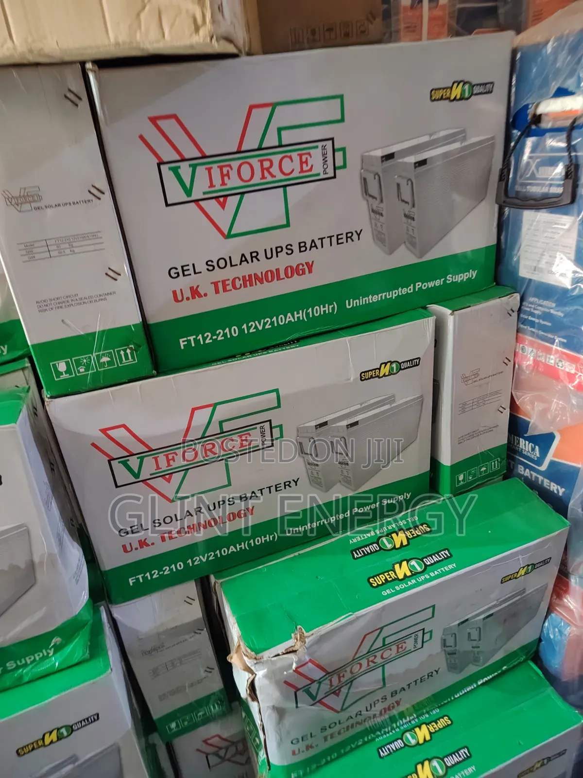 210ah 12v Vforce Slim Gel Battery