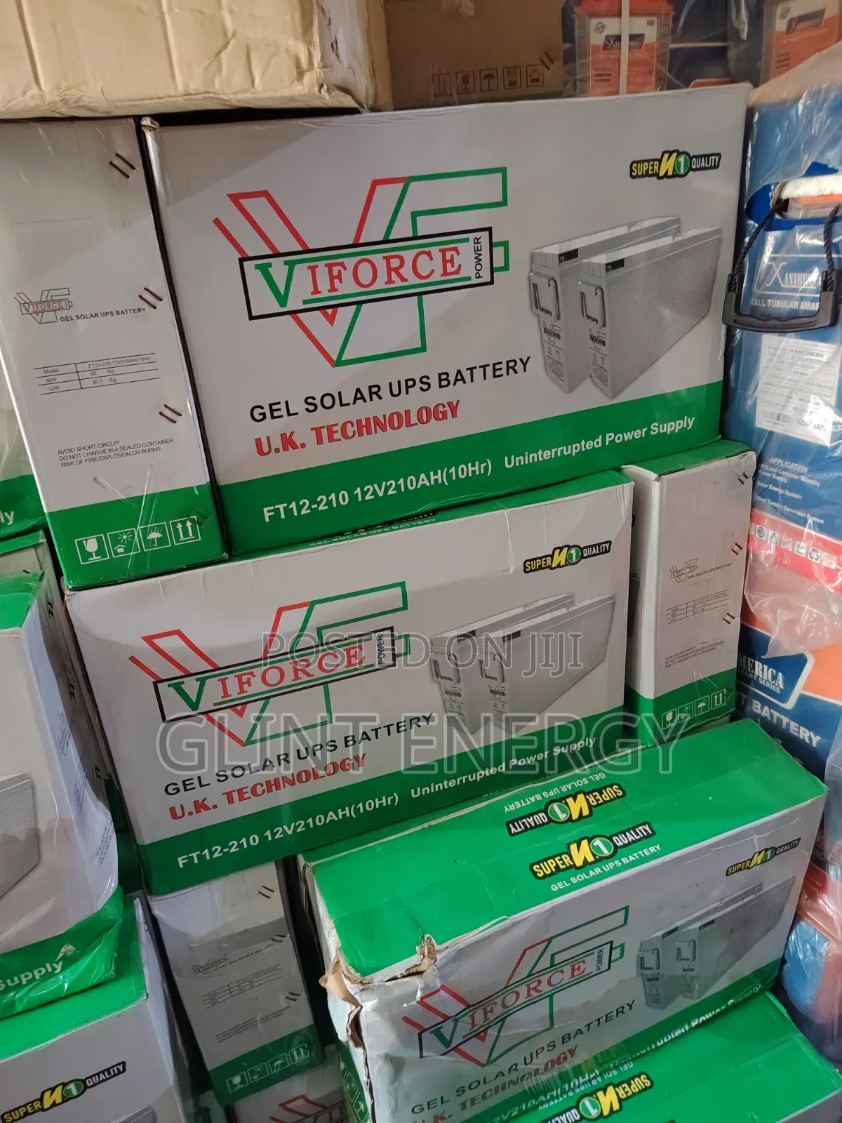 210ah 12v Vforce Slim Gel Battery