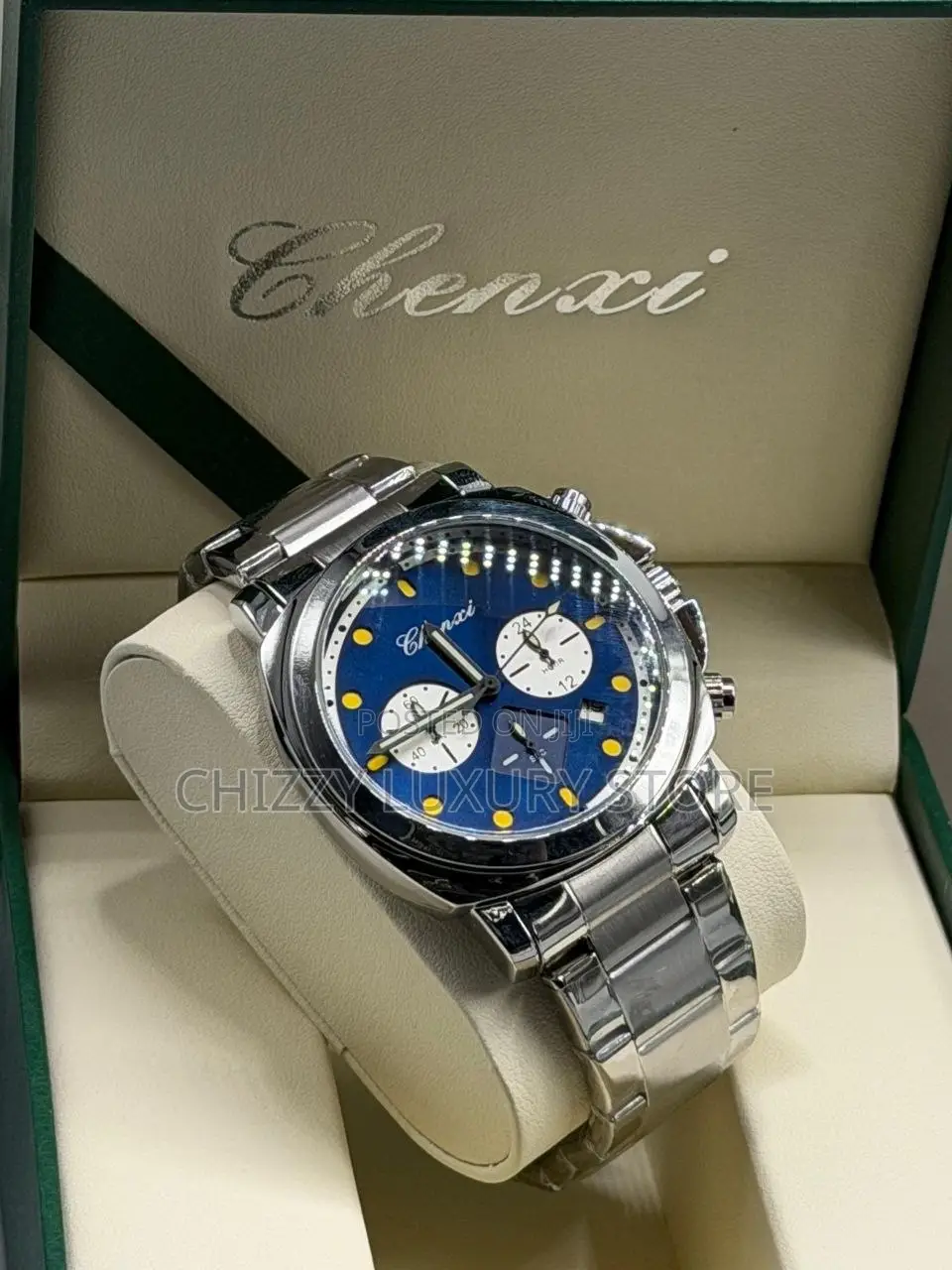 Chenxi Quality Luxury Men Chain Strap Wristwatch