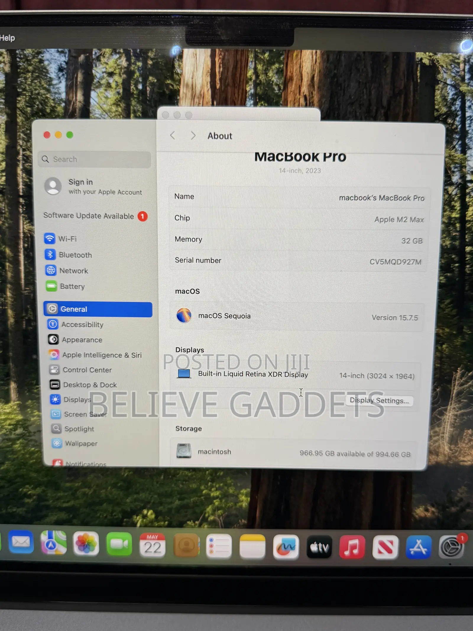 Laptop Apple MacBook Pro 2023 M2 Max 14-inch 32GB Apple M2 Ultra SSD 1T