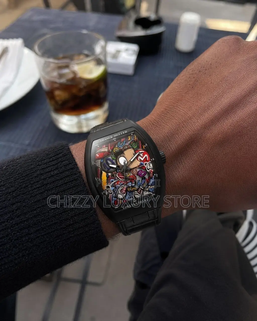 Franck Muller Quality Luxury Men Automatic Engine Wristwatch