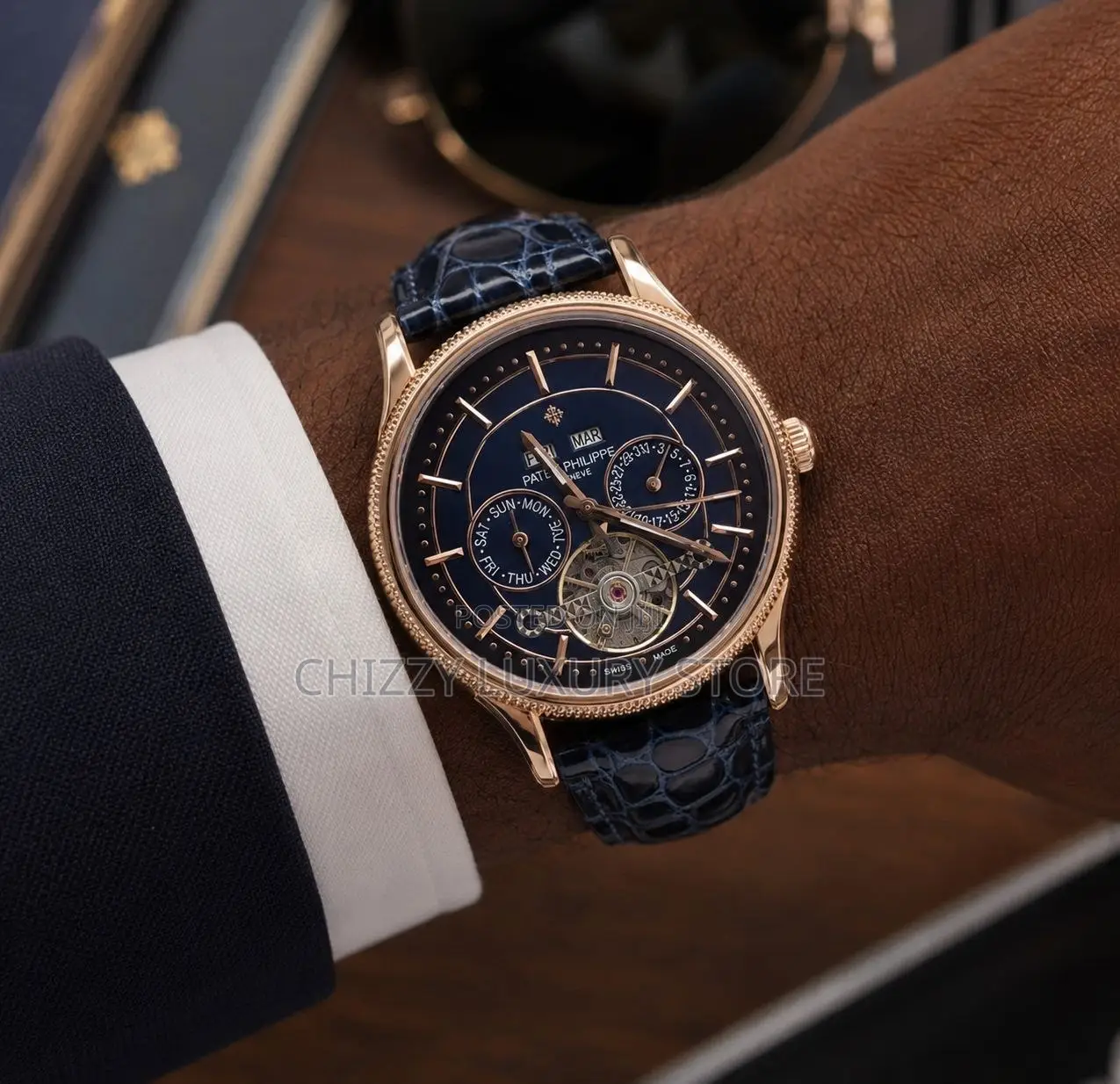 Patek Philippe Quality Luxury Automatic Engine Wristwatch