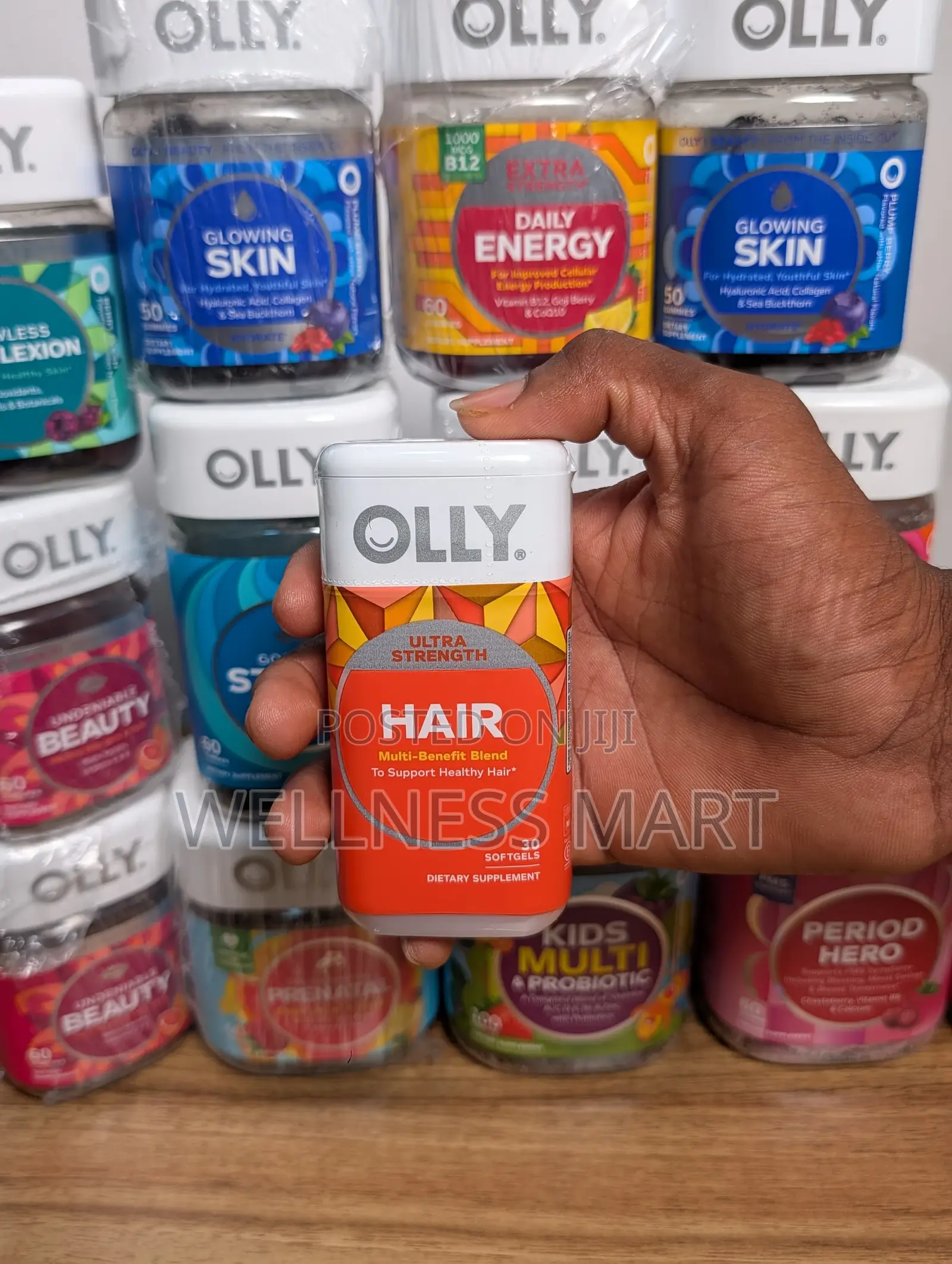 Olly Ultra Strength Hair Softgels | Biotin + Keratin | U.S.A | Lagos