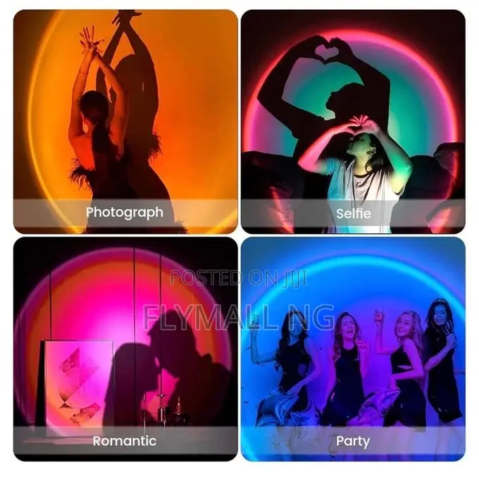 Sunset Lamp Projection Aesthetic Room Décor Light 16 Colors Changing