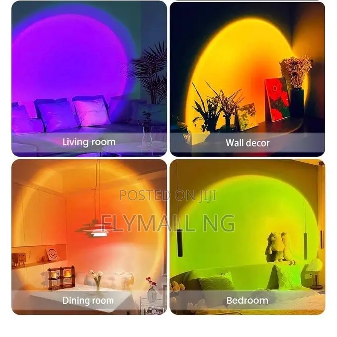 Sunset Lamp Projection Aesthetic Room Décor Light 16 Colors Changing