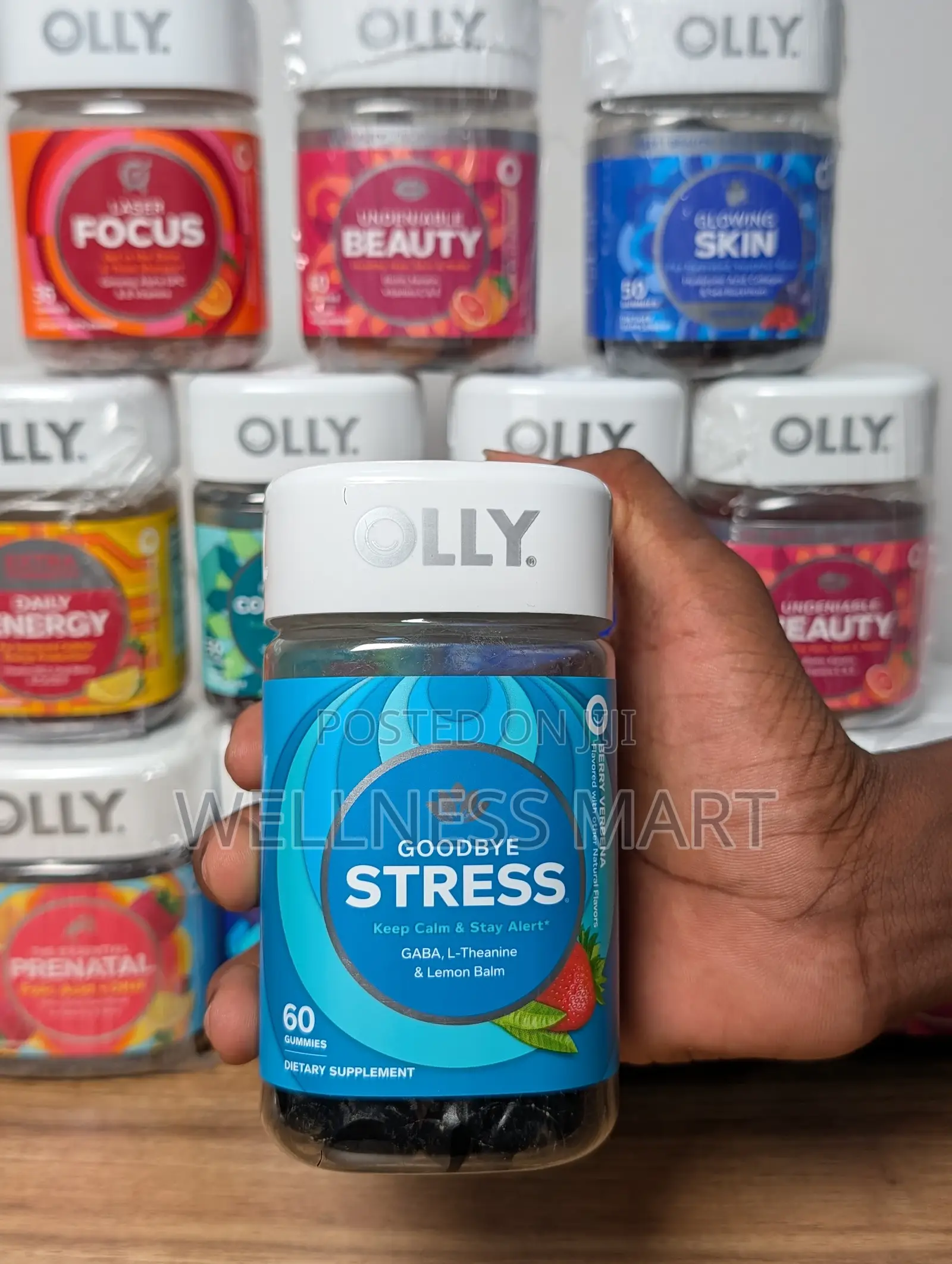 Olly Goodbye Stress Gummies| Gaba + L-Theanine | Calm in 30 Min| Lagos