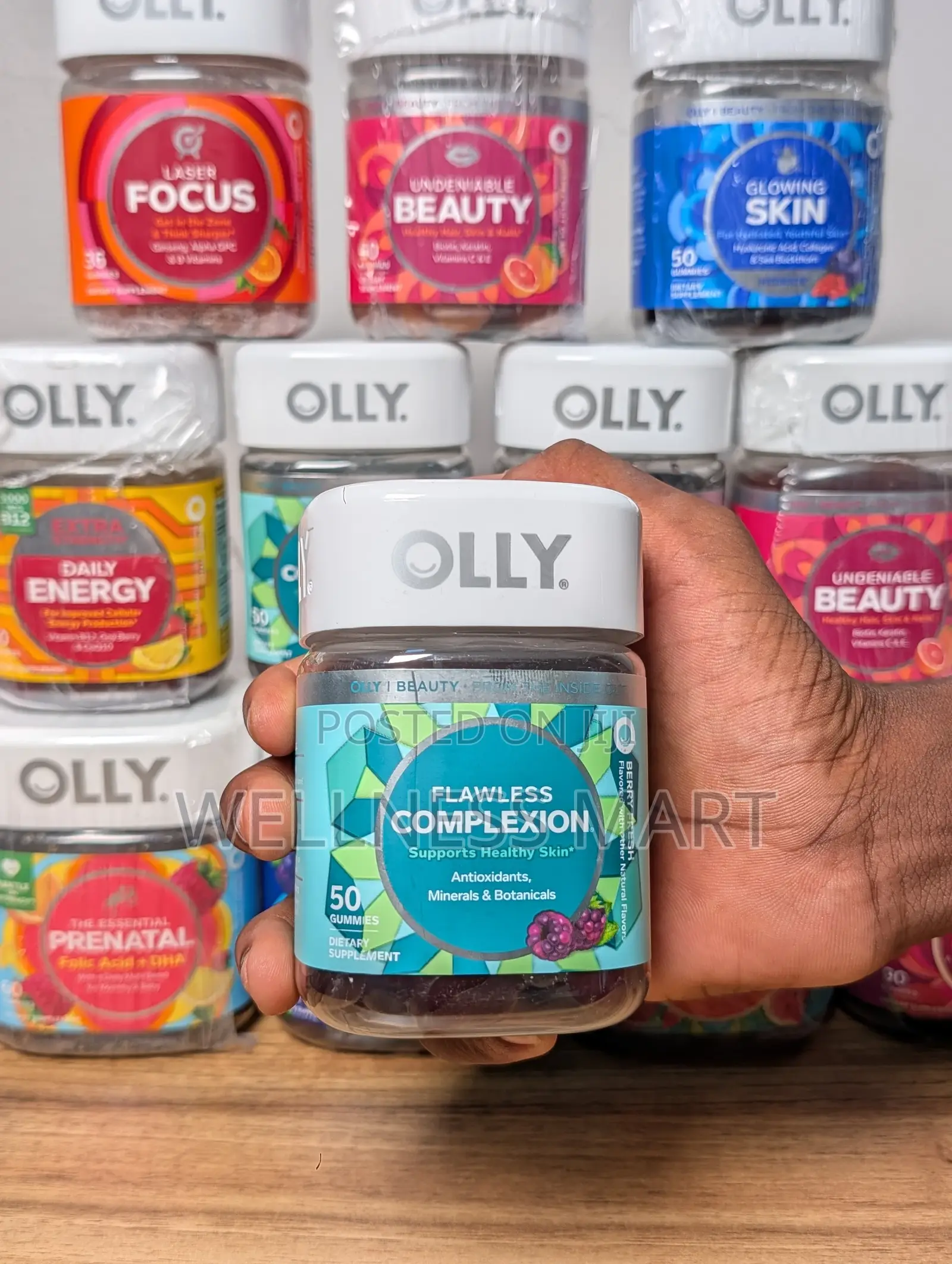 Olly Flawless Complexion Gummies| Clear Skin | Zinc + Vitamin A| Lagos