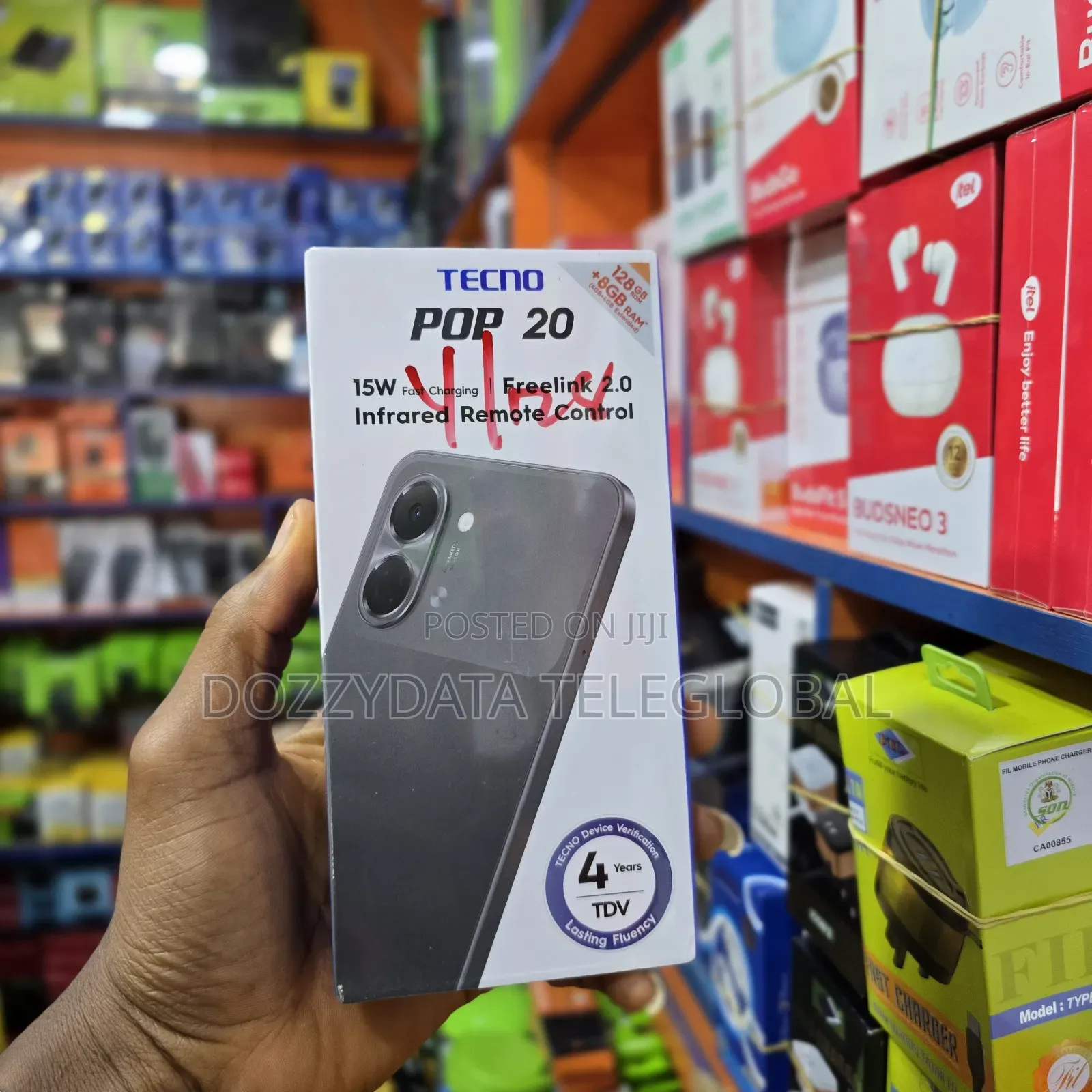 New Tecno Pop 20 128 GB Black