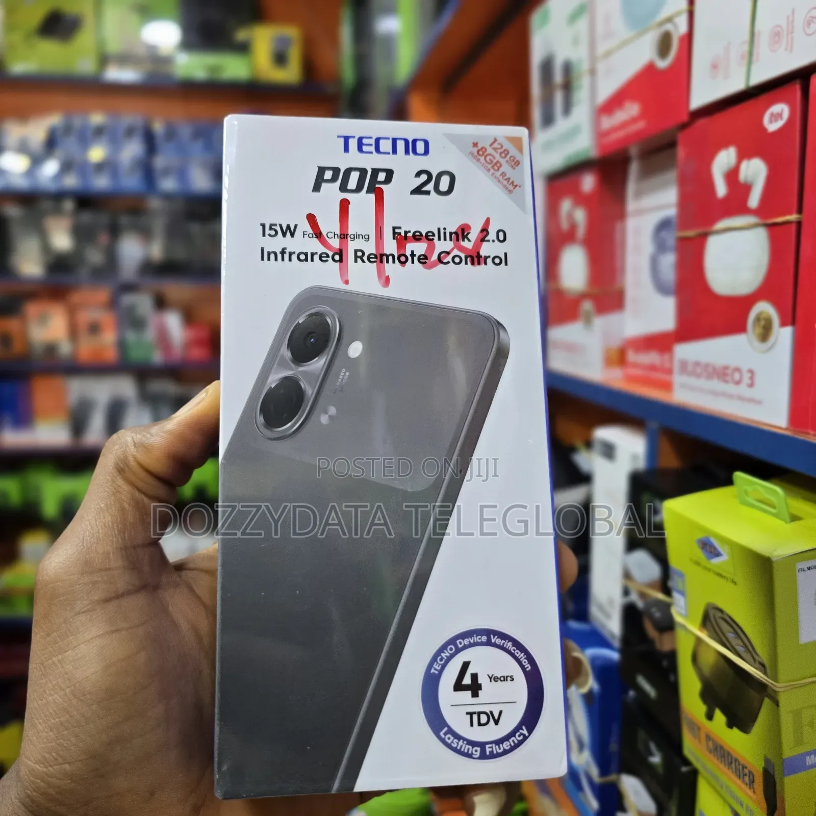 New Tecno Pop 20 128 GB Black