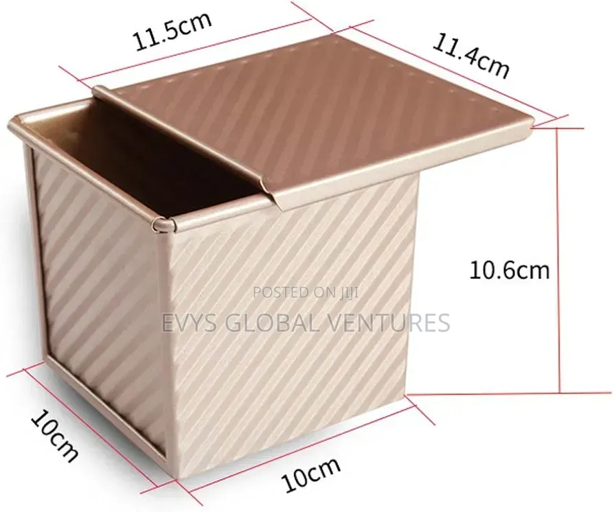 Loaf Pan With Cover/Mould Cake Toast/Non-Stick With Lid for 250g