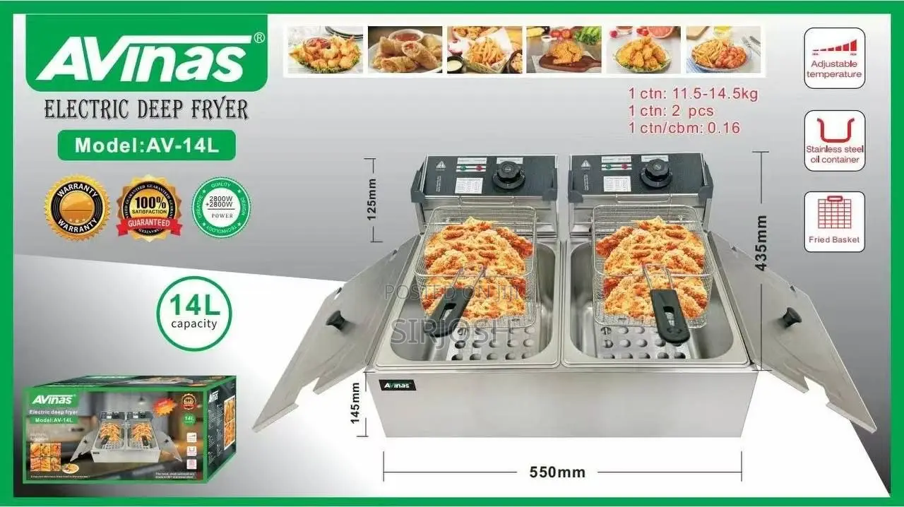 12l 14l Deep Fryer