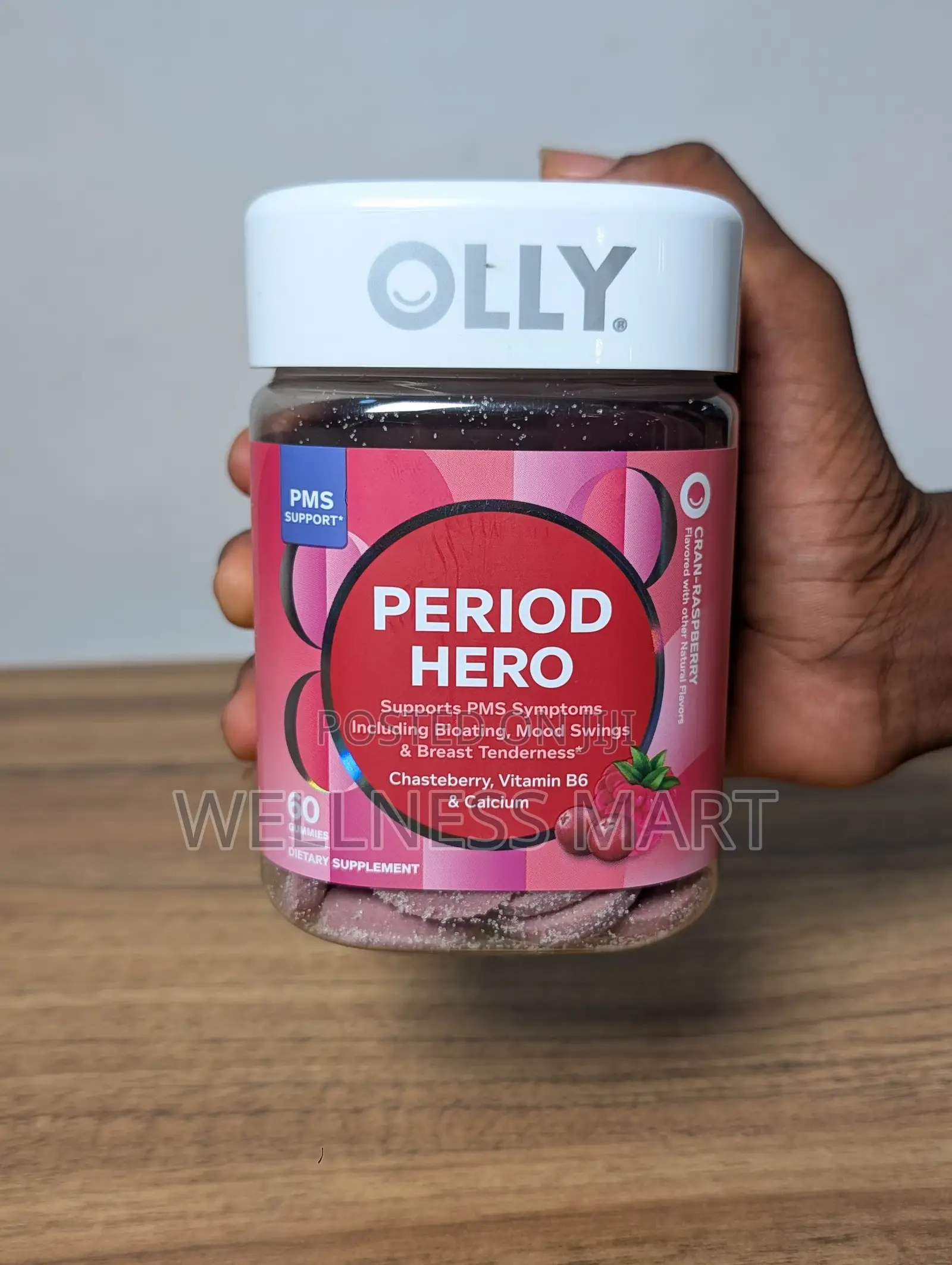 Olly Period Hero Gummies | PMS Relief | Chasteberry + B6 | Usa | Lagos