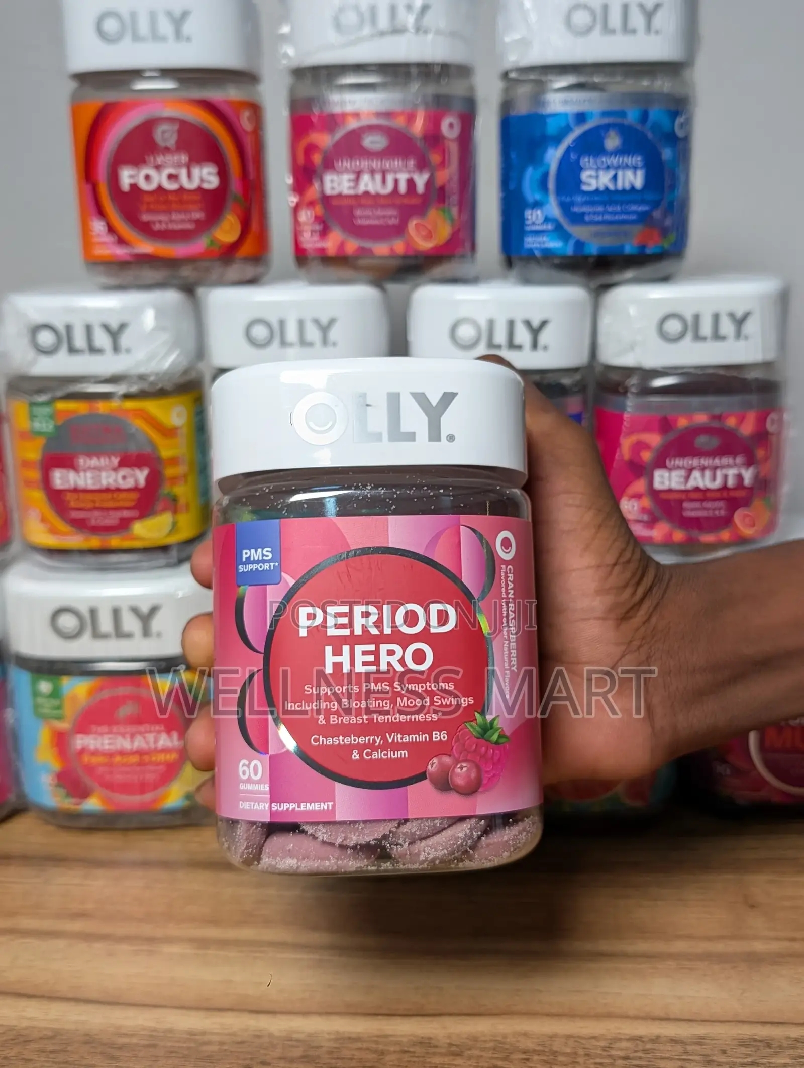 Olly Period Hero Gummies | PMS Relief | Chasteberry + B6 | Usa | Lagos