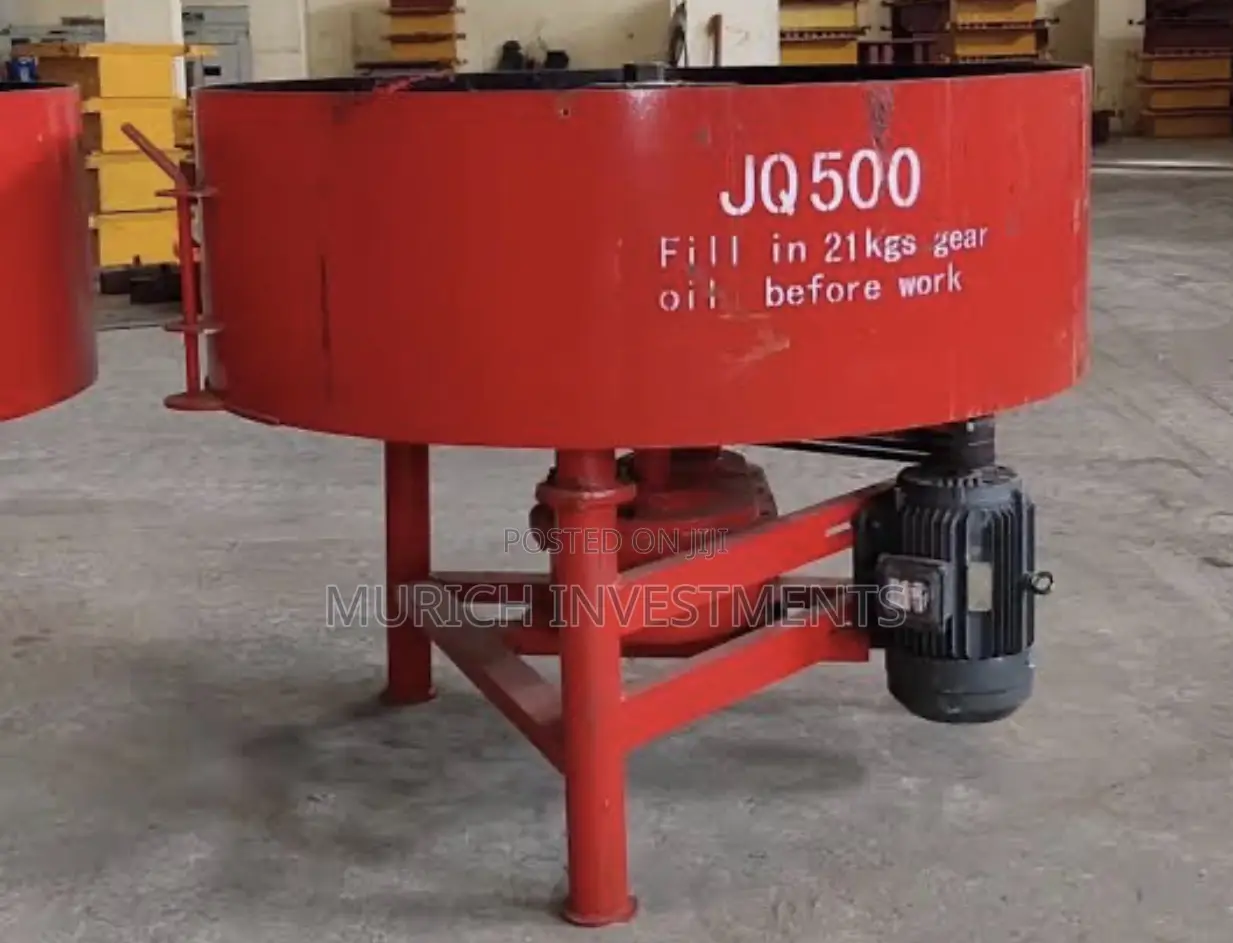 Jq500 Concrete Pan Mixer 500l (One Bag)