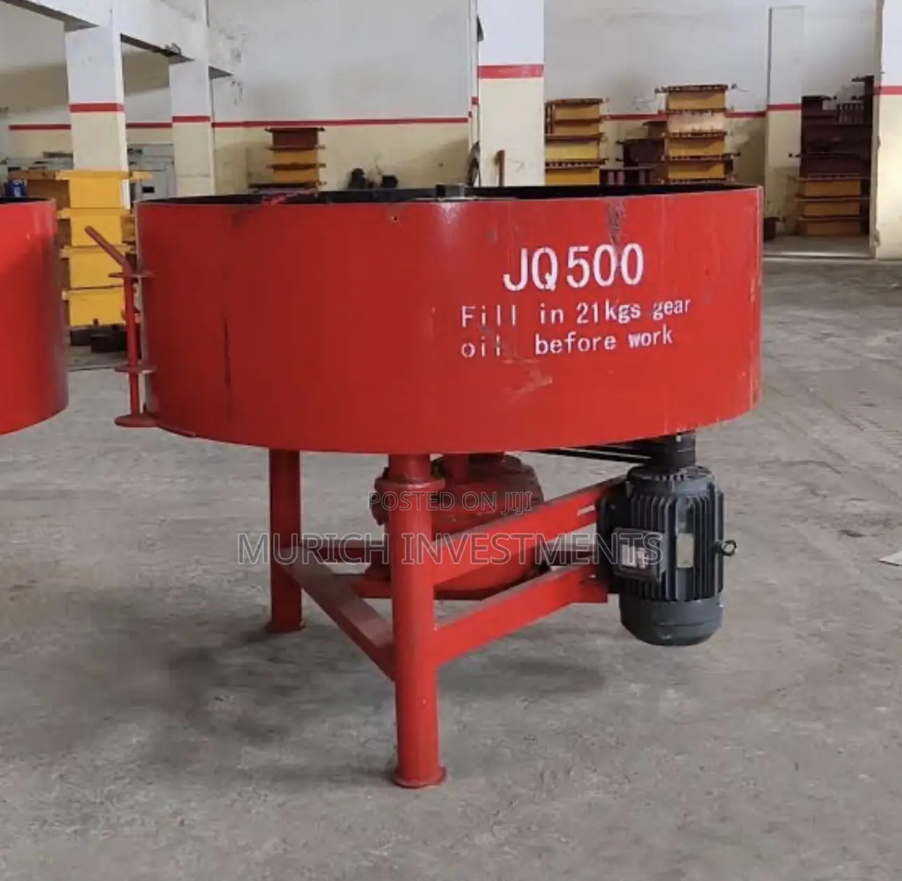 Jq500 Concrete Pan Mixer 500l (One Bag)